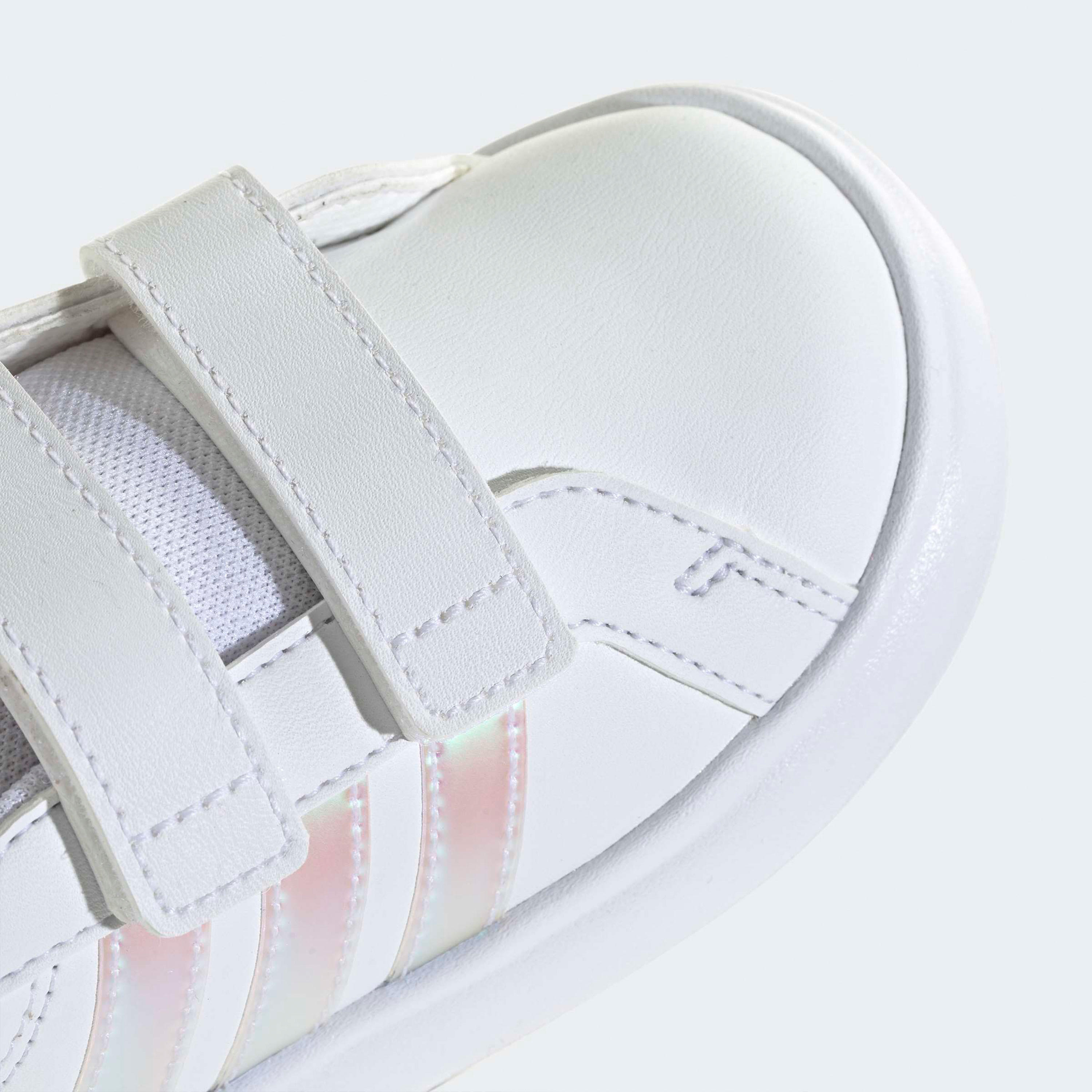 حذاء سنيكرز جراند كورت 3.0 بابل سي إف بشريط إغلاق لاصق من أديداس-baby-girls-shoes-closedshoes-image-8