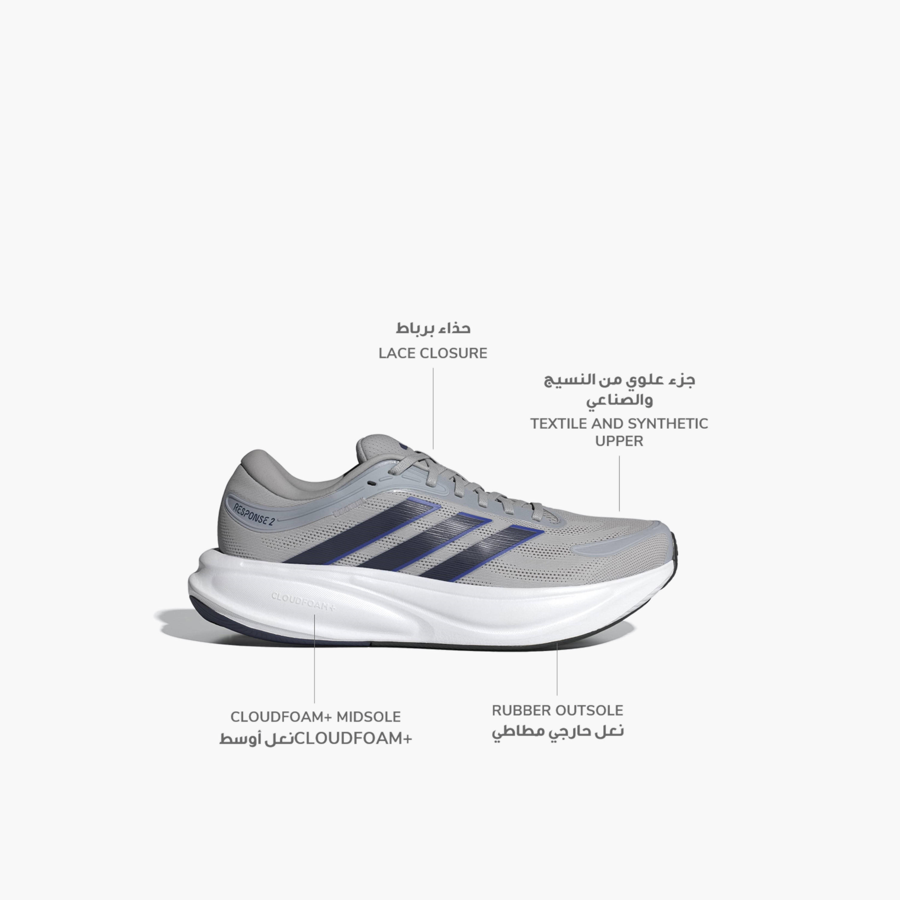 حذاء جري برباط ريسبونس 2 للرجال من أديداس-sports-men-shoes-image-2