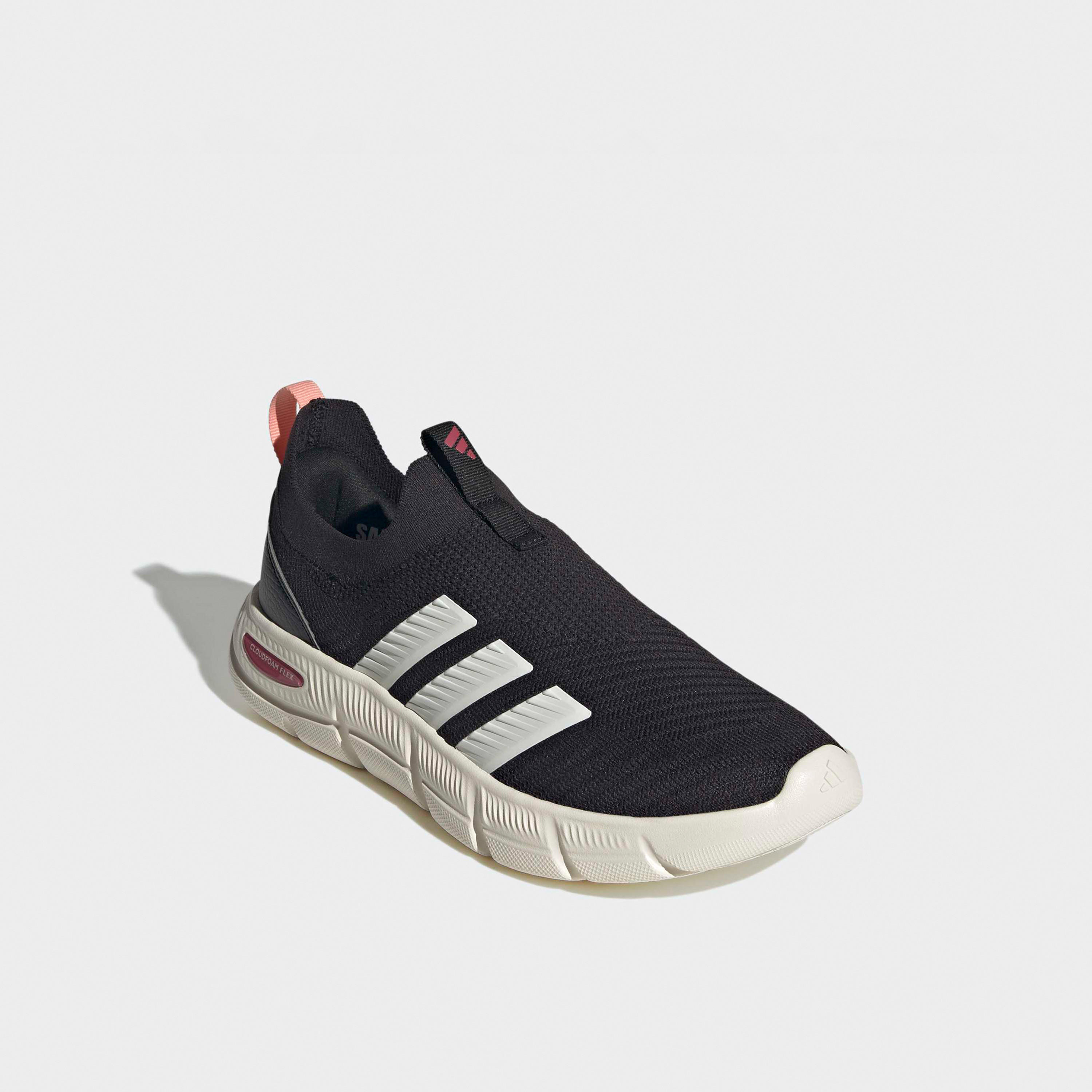 Adidas Women Cloudfoam Flex Sock Lace-Up Ankle Sneakers-women-shoes-sneakers-image-1