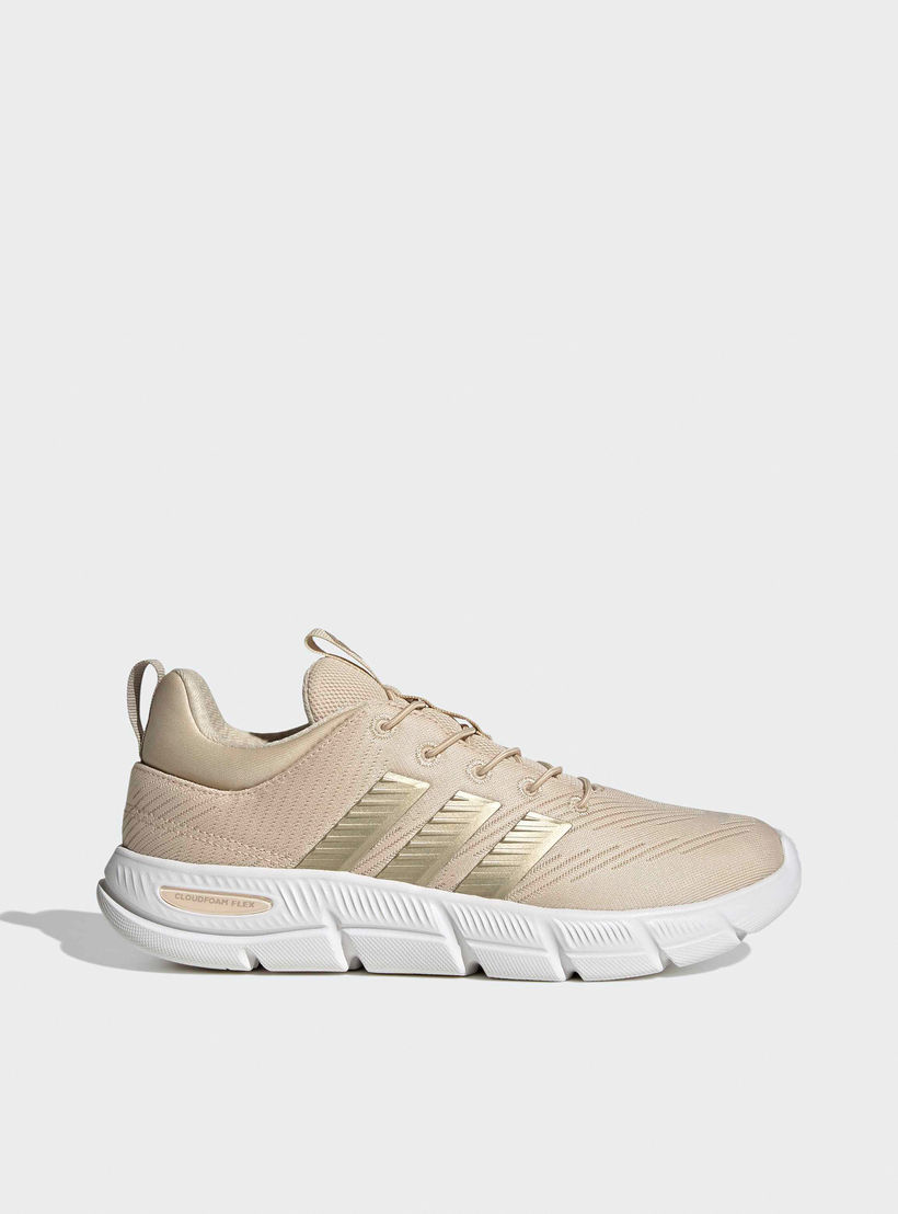 Adidas Women Cloudfoam Flex Elastic Laces Slip-On Ankle Sneakers-women-shoes-sneakers-image-2