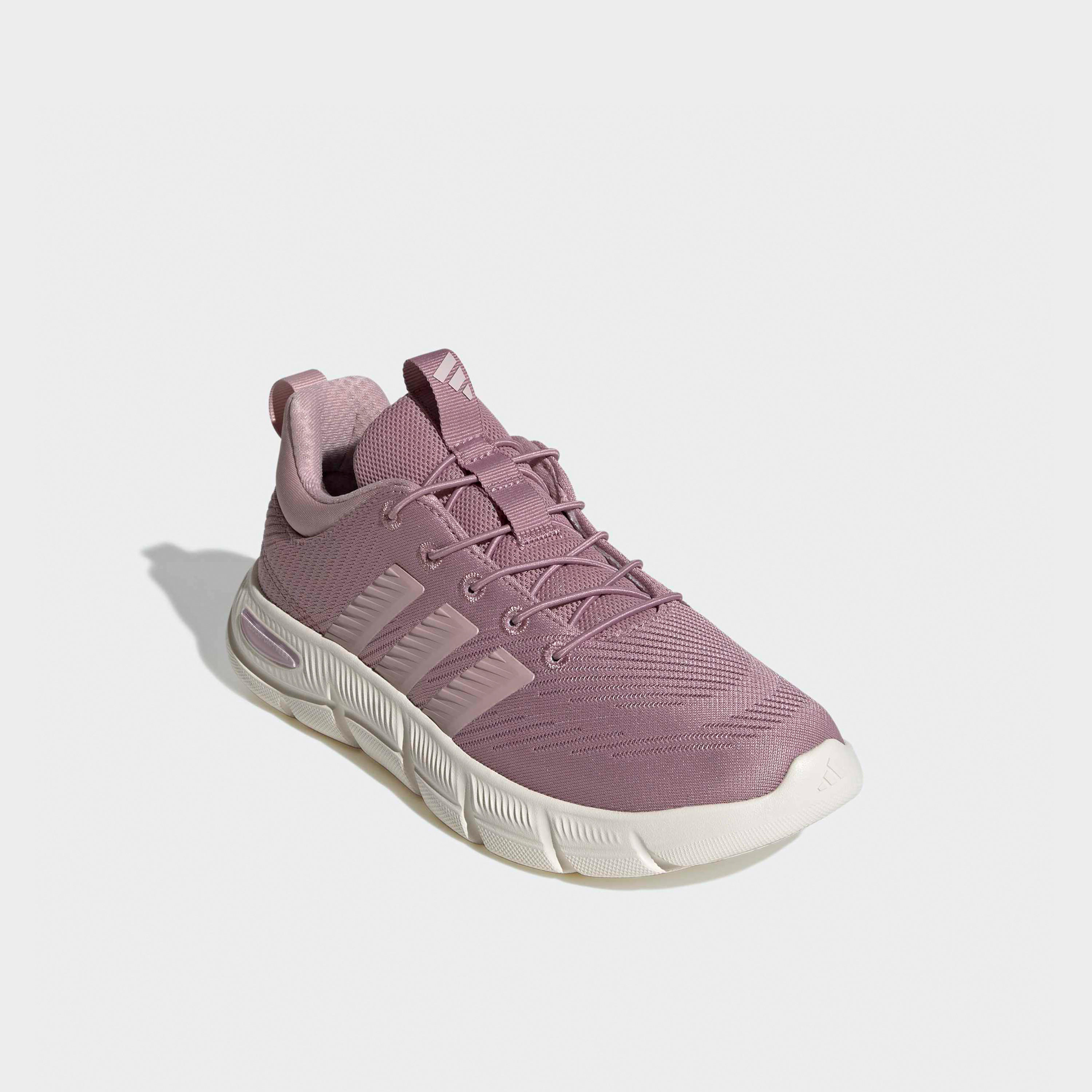 Adidas Women Cloudfoam Flex Elastic Laces Slip-On Ankle Sneakers-women-shoes-sneakers-image-1