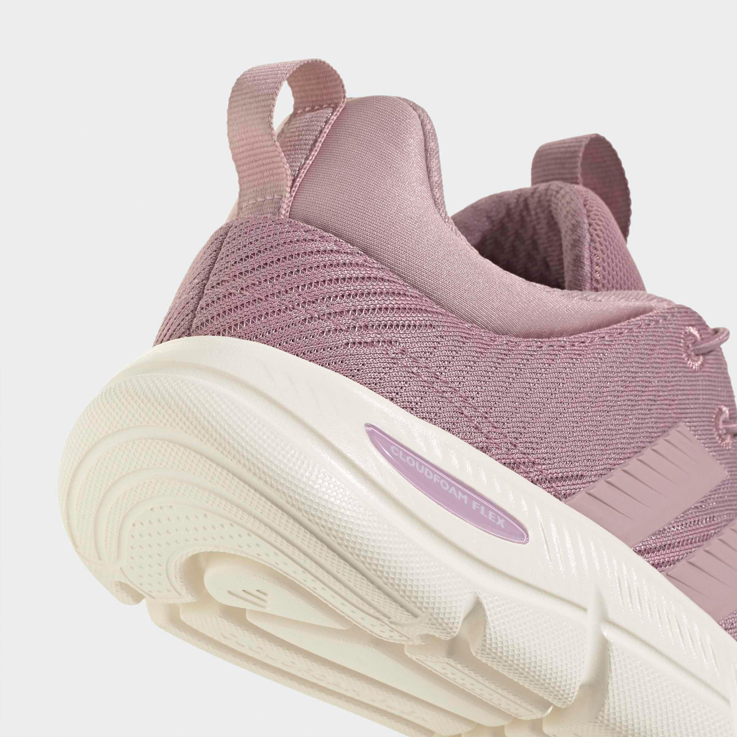 Adidas Women Cloudfoam Flex Elastic Laces Slip-On Ankle Sneakers-women-shoes-sneakers-image-6