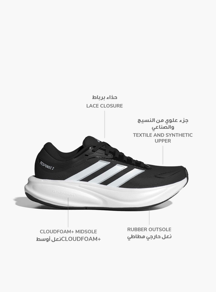 Adidas Women Response 2 Lace-Up Sports Shoes-sports-women-shoes-image-2