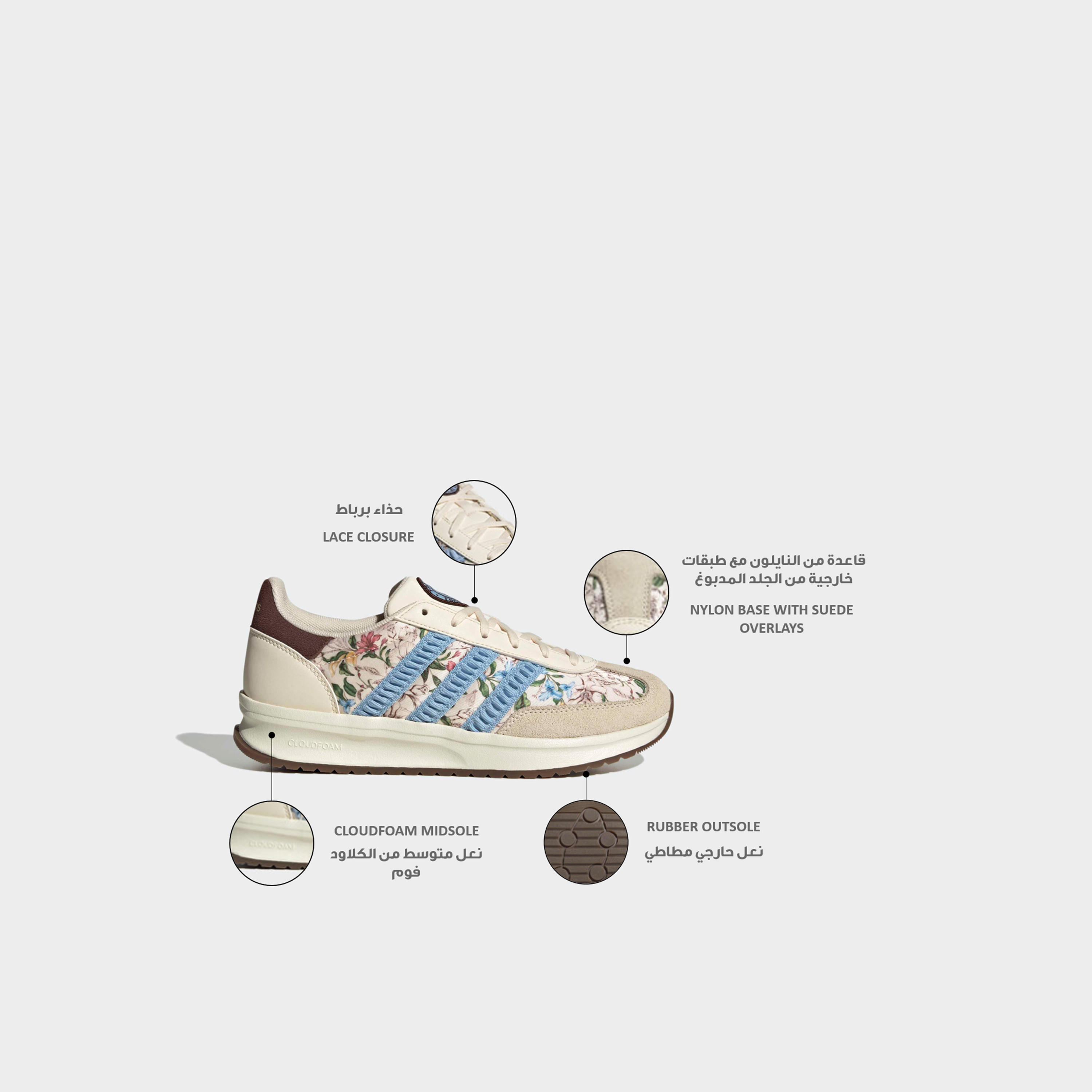 adidas Women's RUN 70s 2.0 Lace-Up Sneakers - IH8595-women-shoes-sneakers-image-2