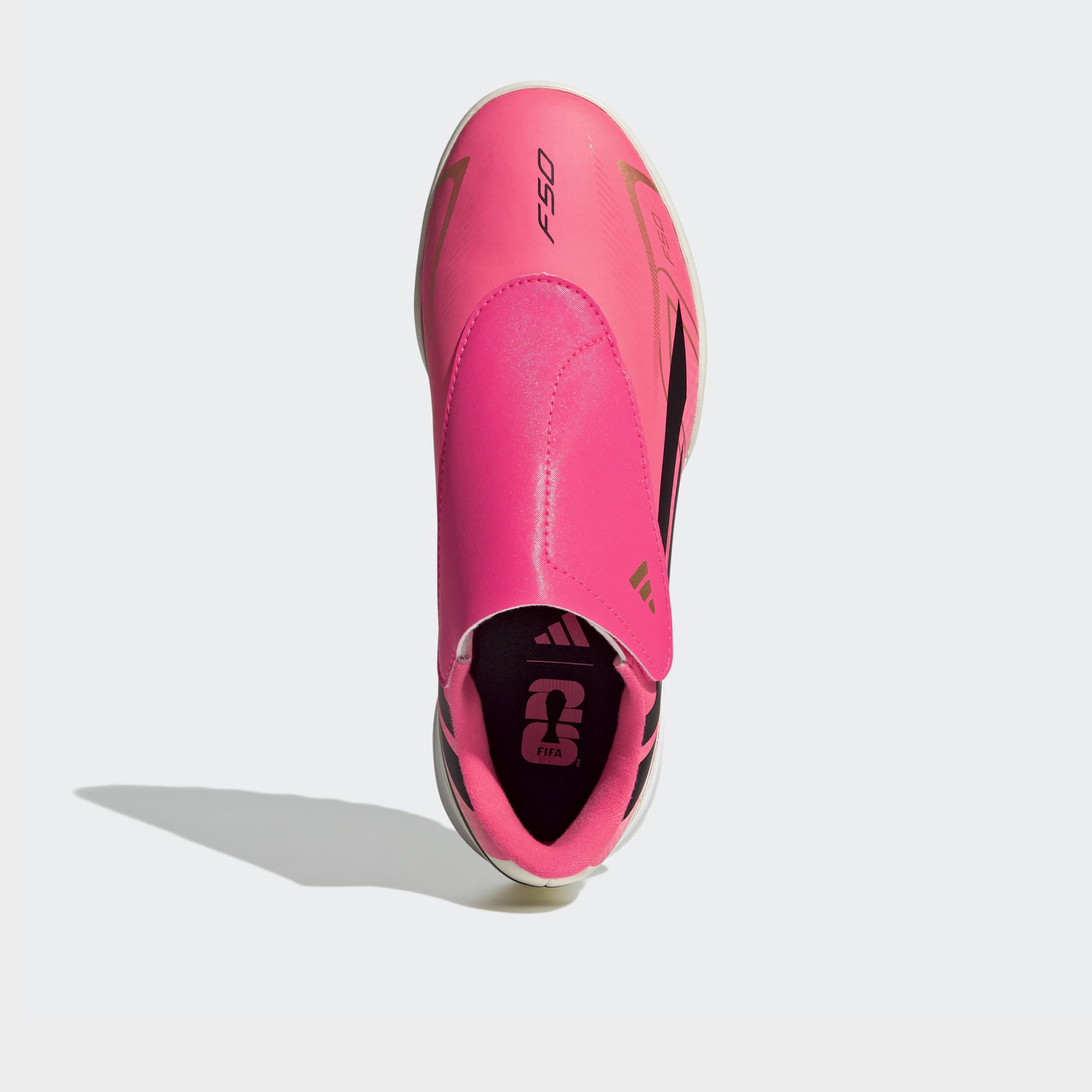 Adidas Boys F50 Hyperfast Club TF Hook & Loop Turf Football Boots-sports-boys-shoes-image-3