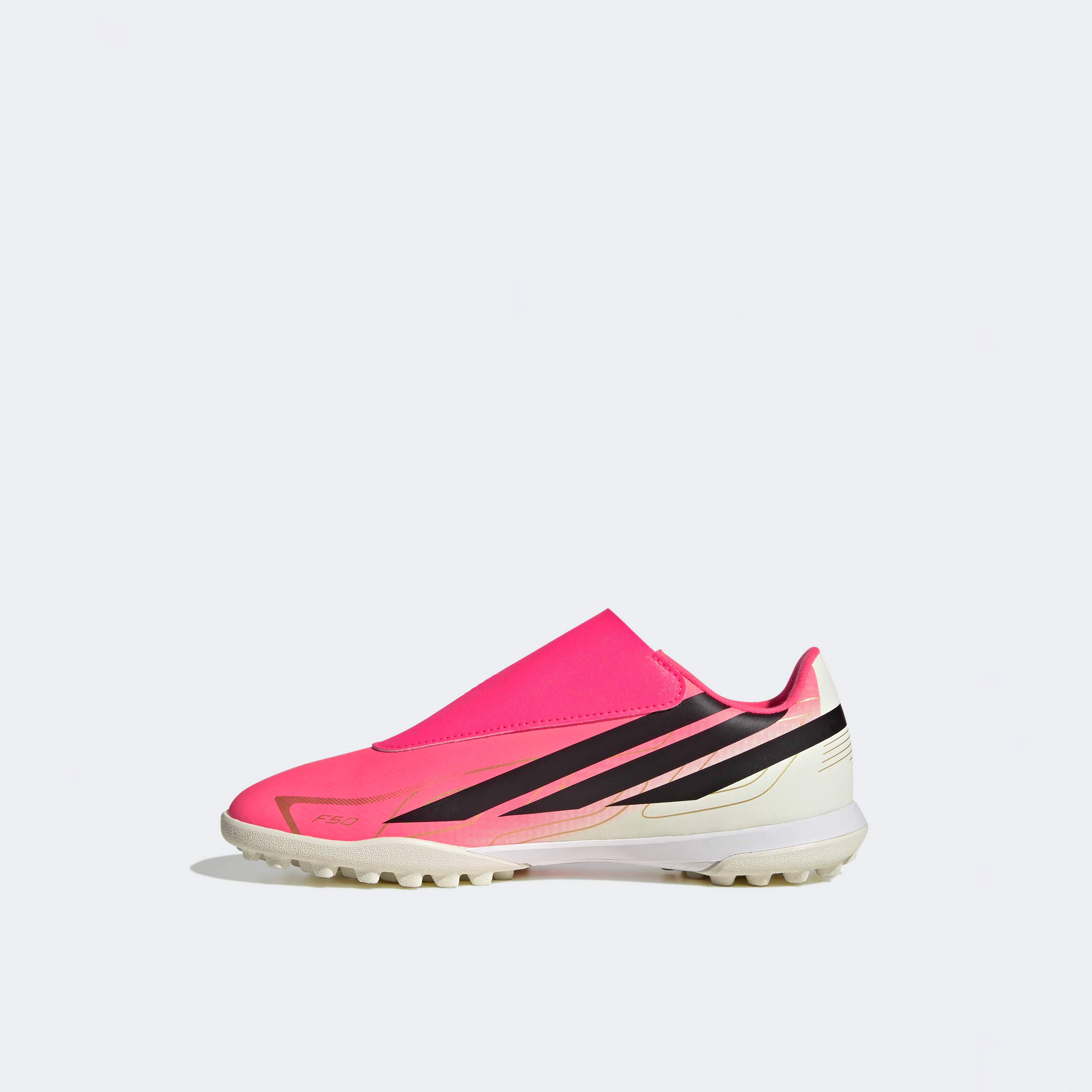 Adidas Boys F50 Hyperfast Club TF Hook & Loop Turf Football Boots-sports-boys-shoes-image-5