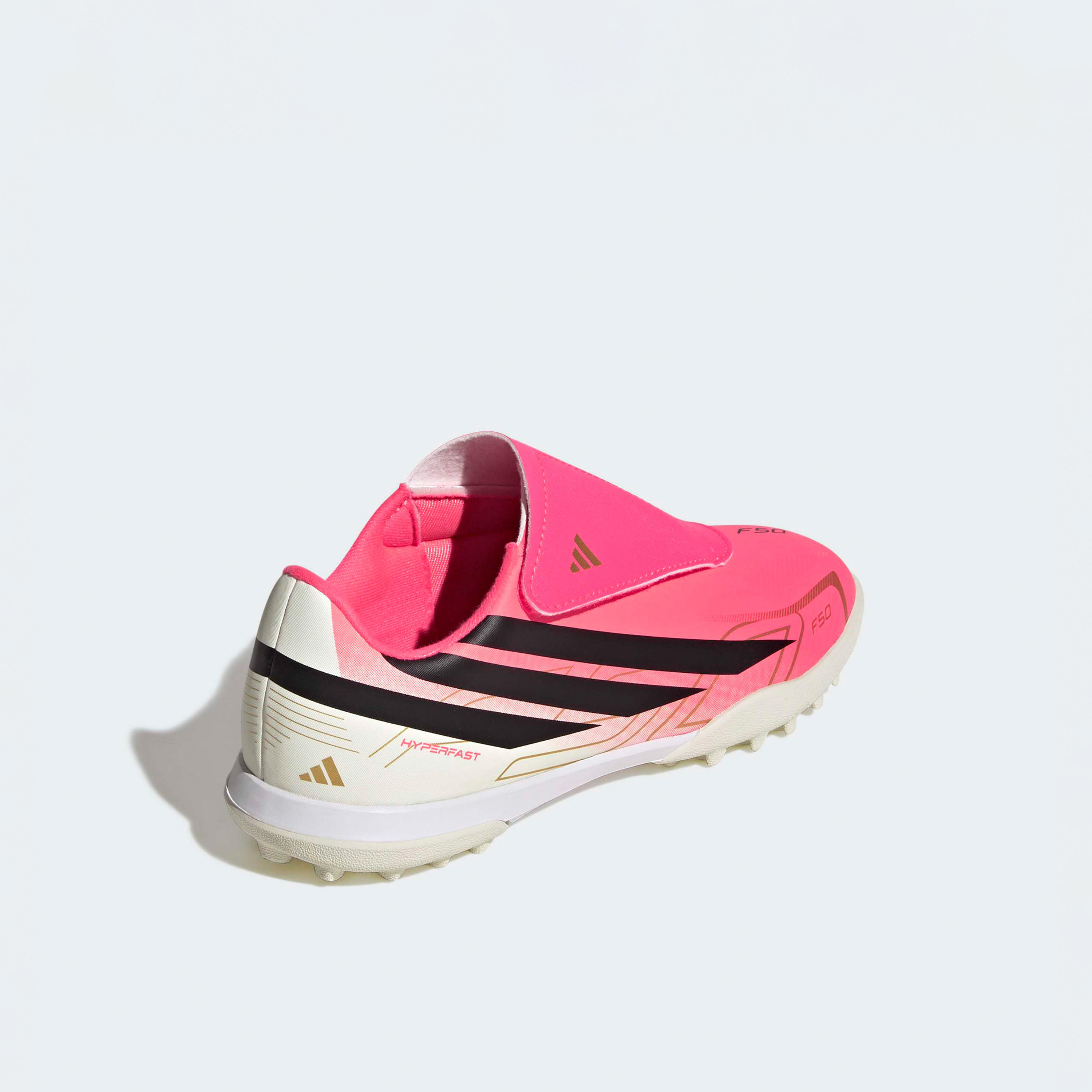 Adidas Boys F50 Hyperfast Club TF Hook & Loop Turf Football Boots-sports-boys-shoes-image-7