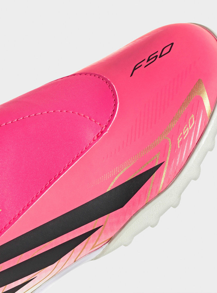 Adidas Boys F50 Hyperfast Club TF Hook & Loop Turf Football Boots-sports-boys-shoes-image-8
