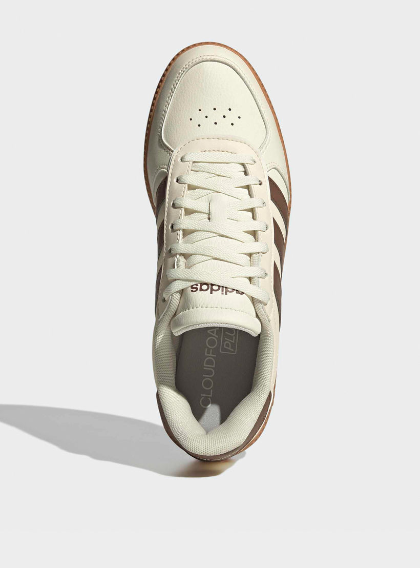 Adidas Women Breaknet Sleek Leather Ankle Sneakers-women-shoes-sneakers-image-3