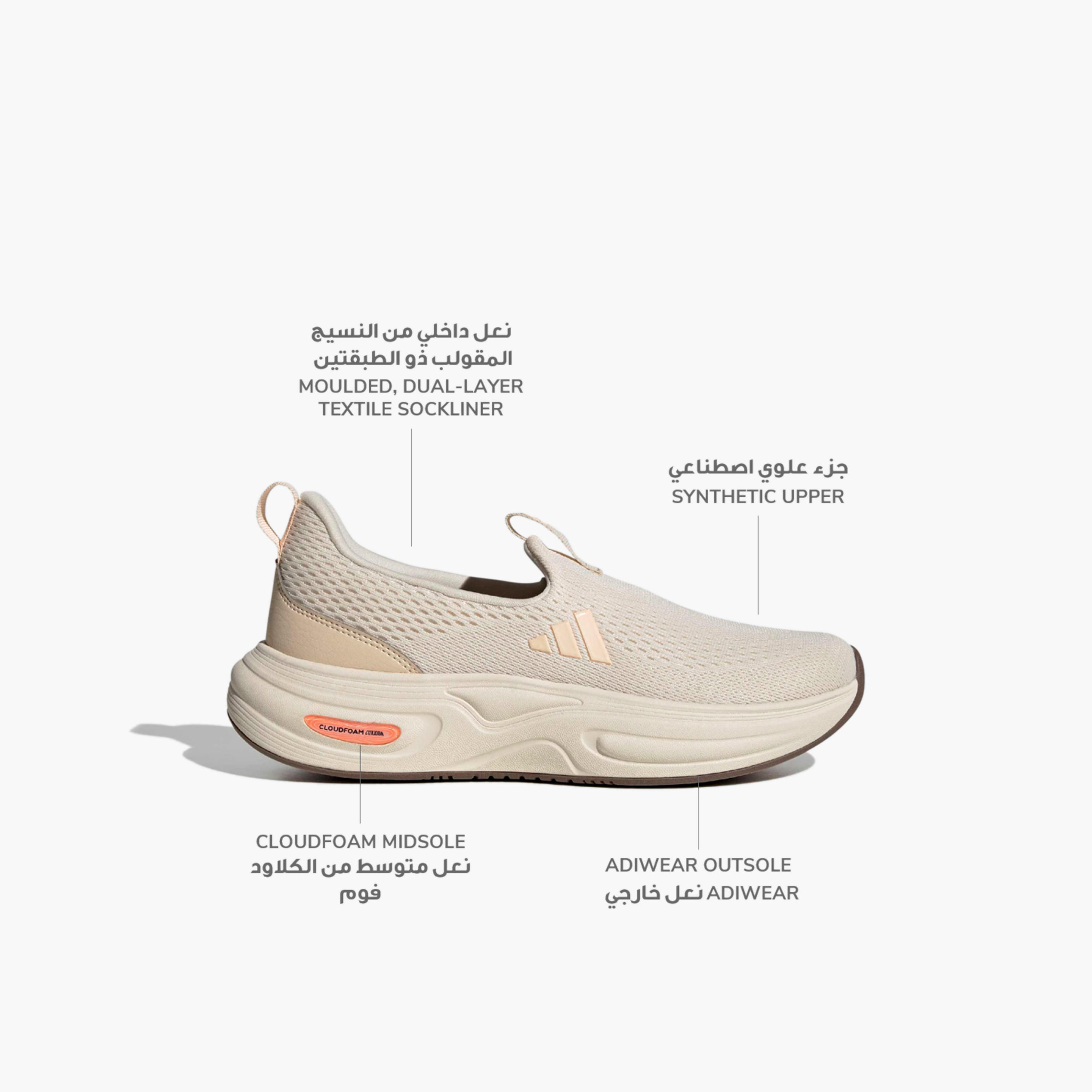Adidas Women Cloudfoam Cuxxion Lounge Slip-On Ankle Sneakers-sports-women-shoes-image-2