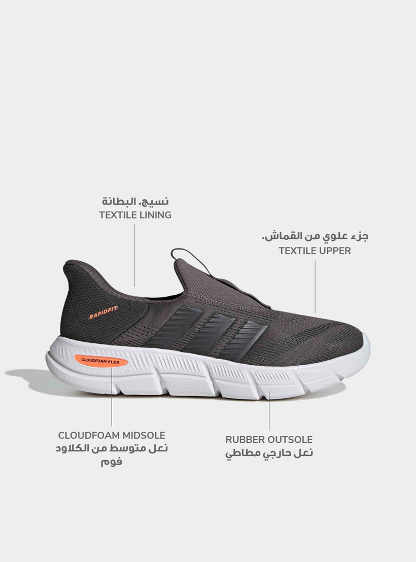 Adidas Men Cloudfoam Flex-Lounge Rapidf Slip-On Sneakers-sports-men-shoes-image-2