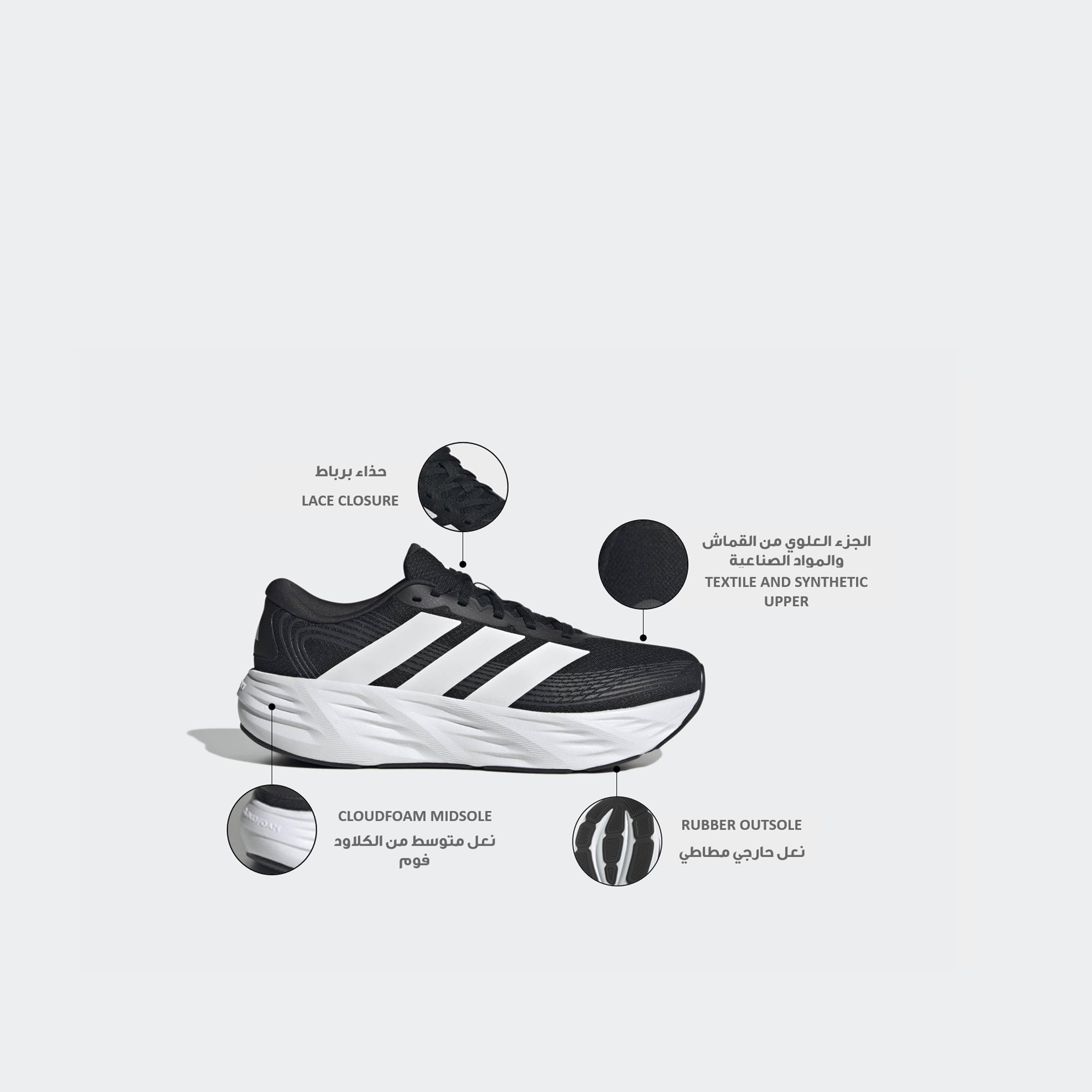 حذاء جري رجالي بأربطة من أديداس - جالاكسي 8-sports-men-shoes-image-2