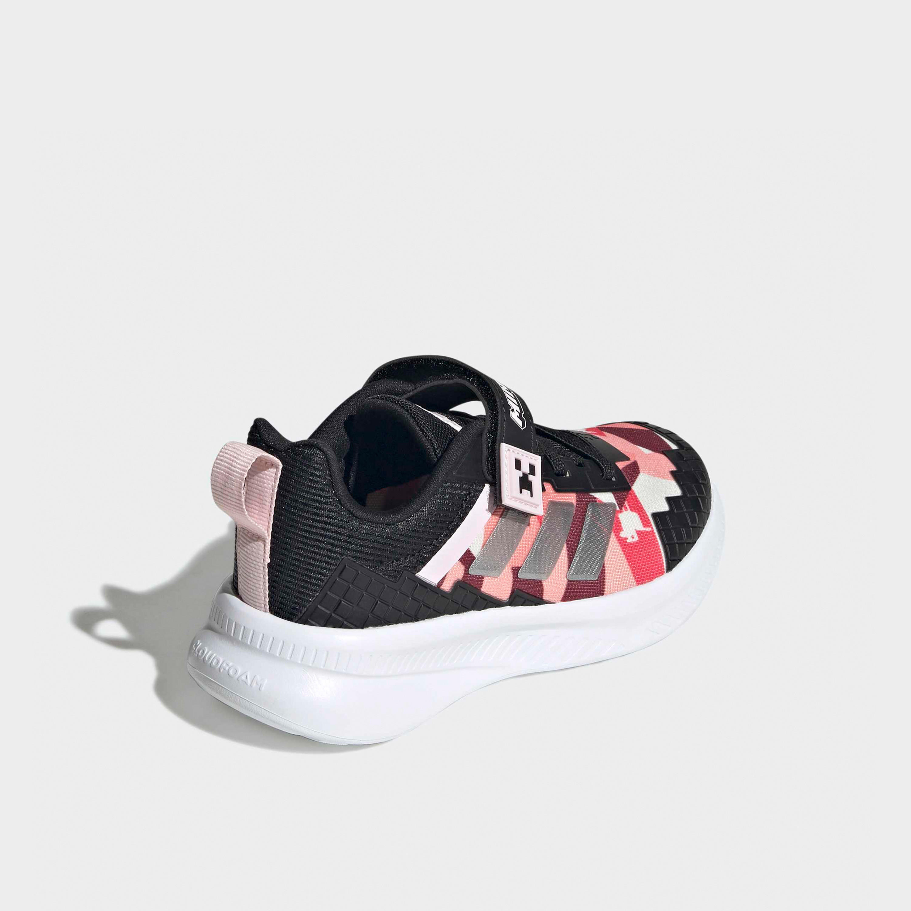 adidas Girls Minecraft Fortarun Colourblock Ankle Sneakers-girls-shoes-sneakers-image-7