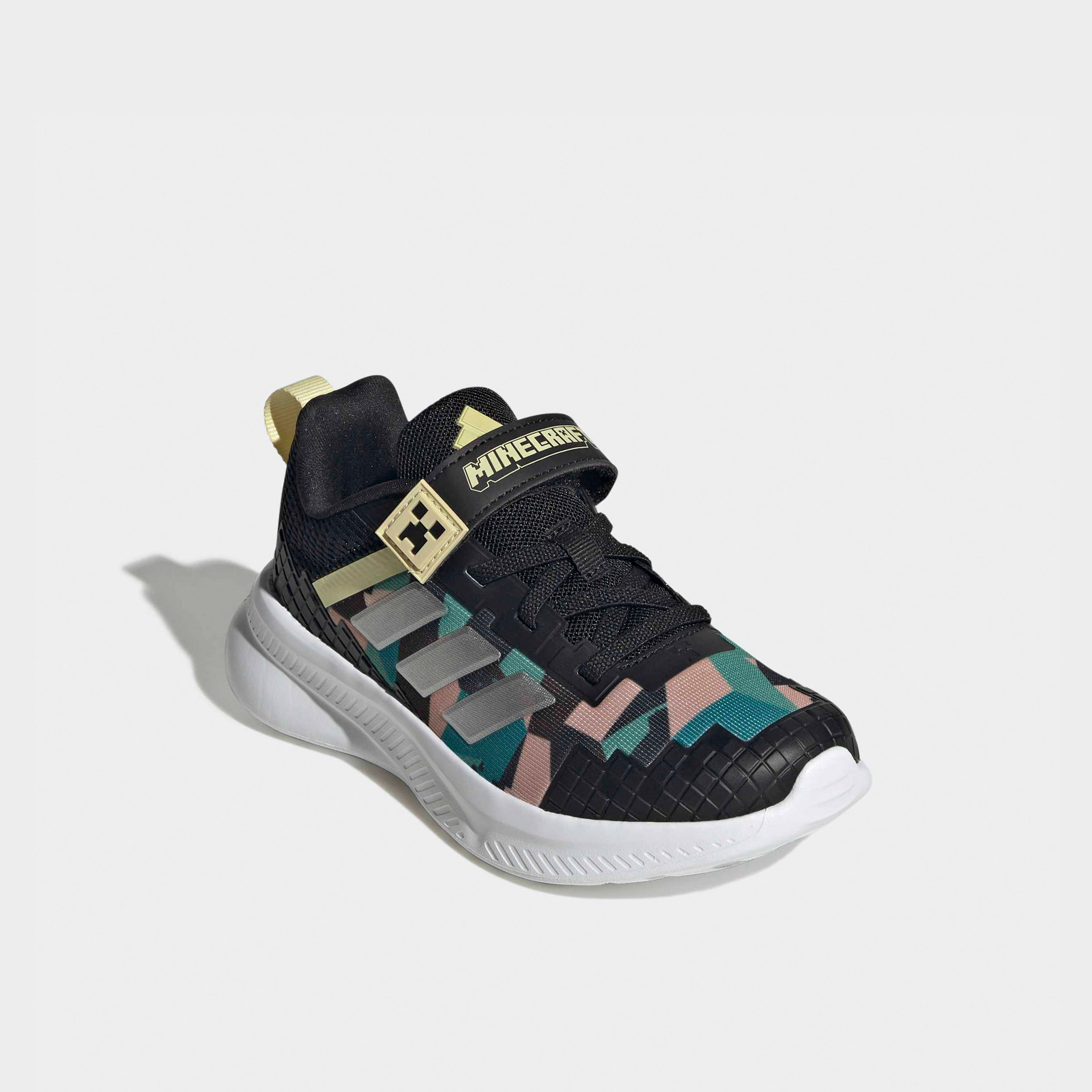 adidas Girls Minecraft Fortarun Colourblock Ankle Sneakers-girls-shoes-sneakers-image-1
