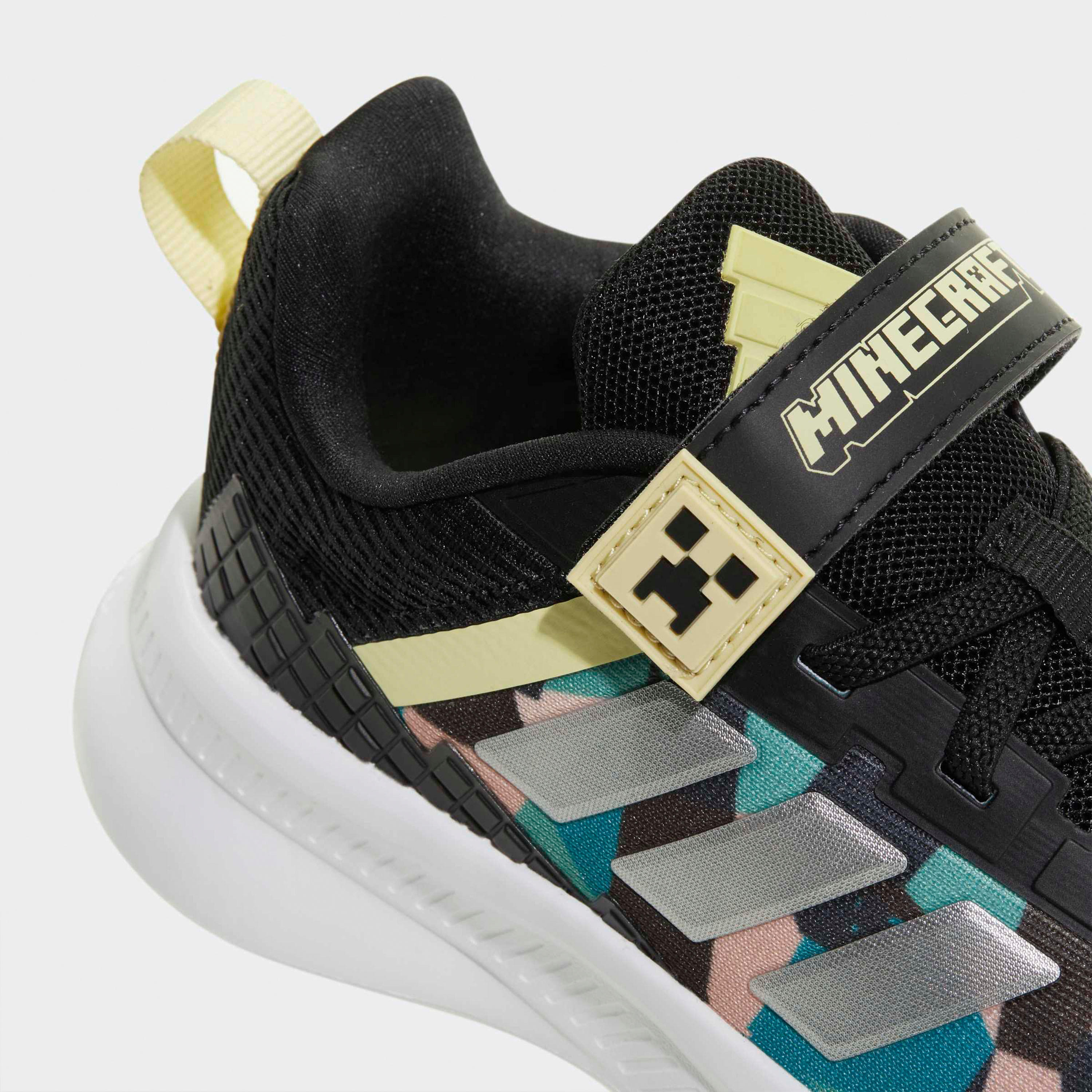 adidas Girls Minecraft Fortarun Colourblock Ankle Sneakers-girls-shoes-sneakers-image-5