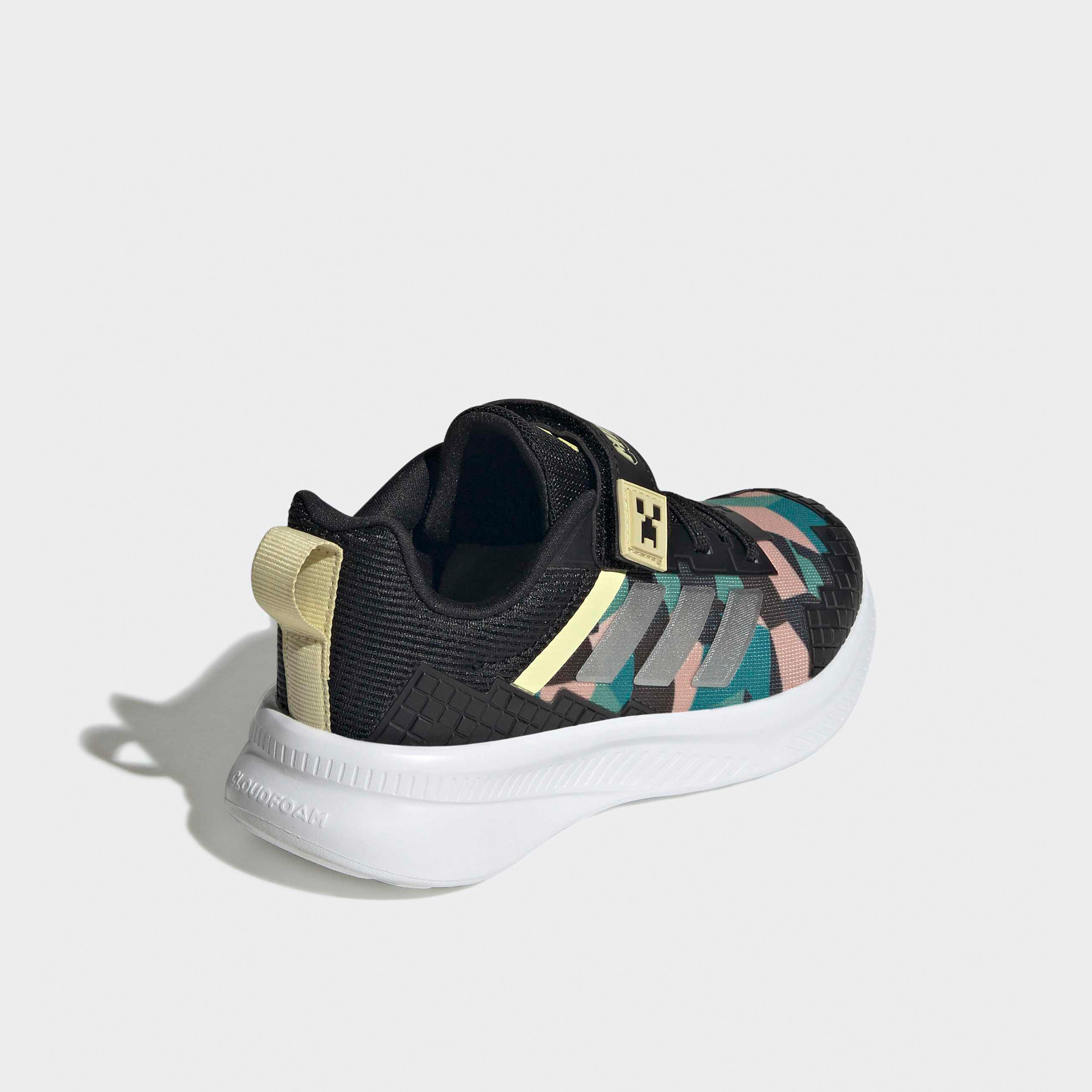adidas Girls Minecraft Fortarun Colourblock Ankle Sneakers-girls-shoes-sneakers-image-7