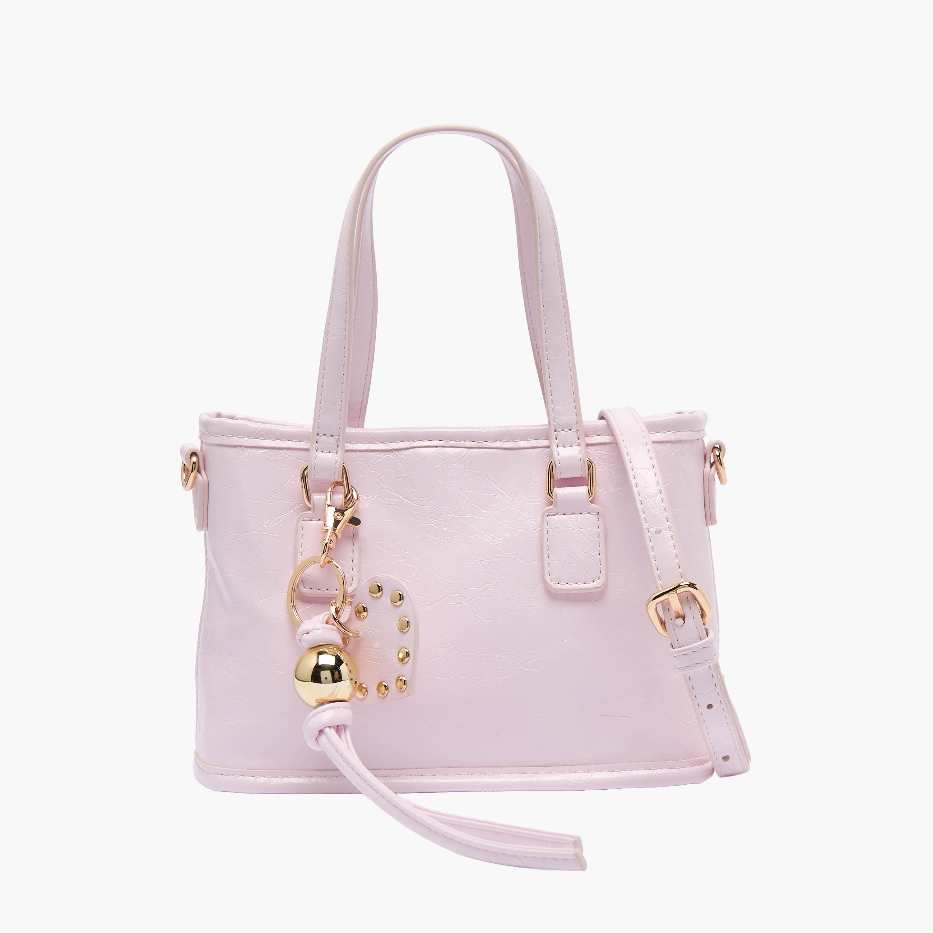 Flora Bella Solid Tote Bag with Detachable Strap-girls-accessories-bags-image-1