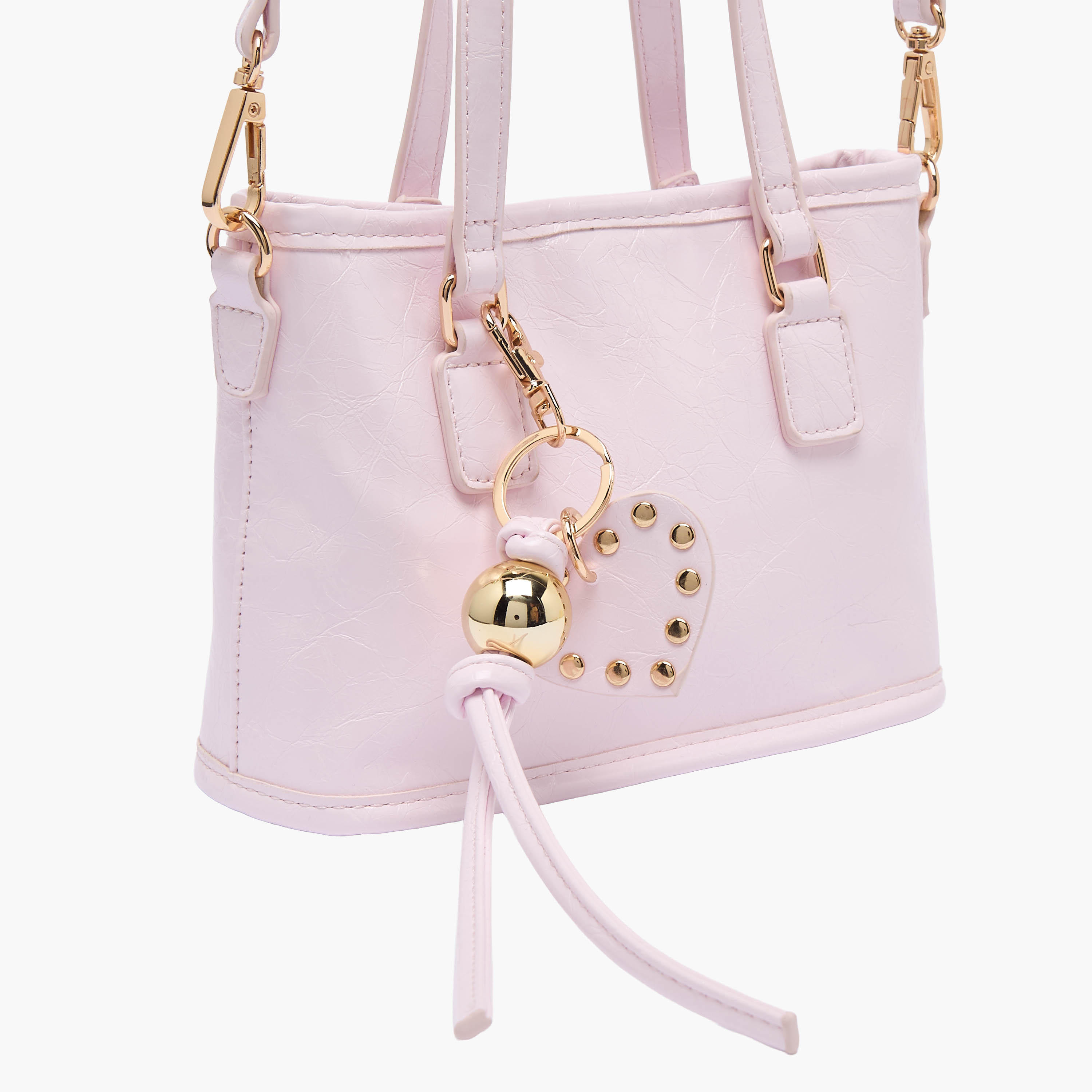 Flora Bella Solid Tote Bag with Detachable Strap-girls-accessories-bags-image-4