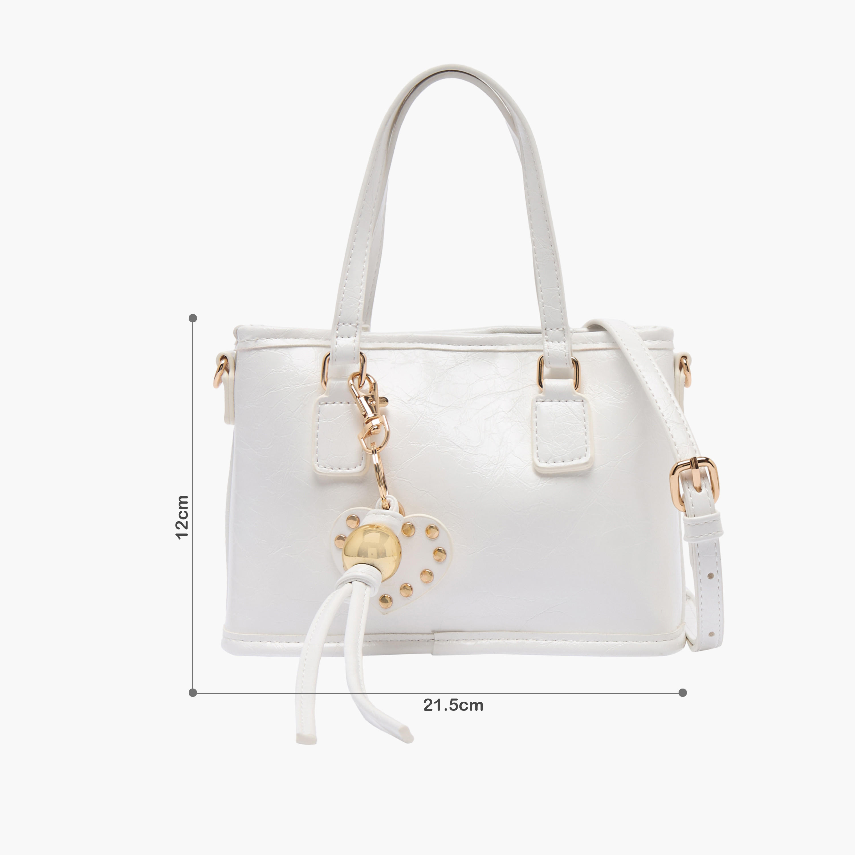 Flora Bella Solid Tote Bag with Detachable Strap-girls-accessories-bags-image-2