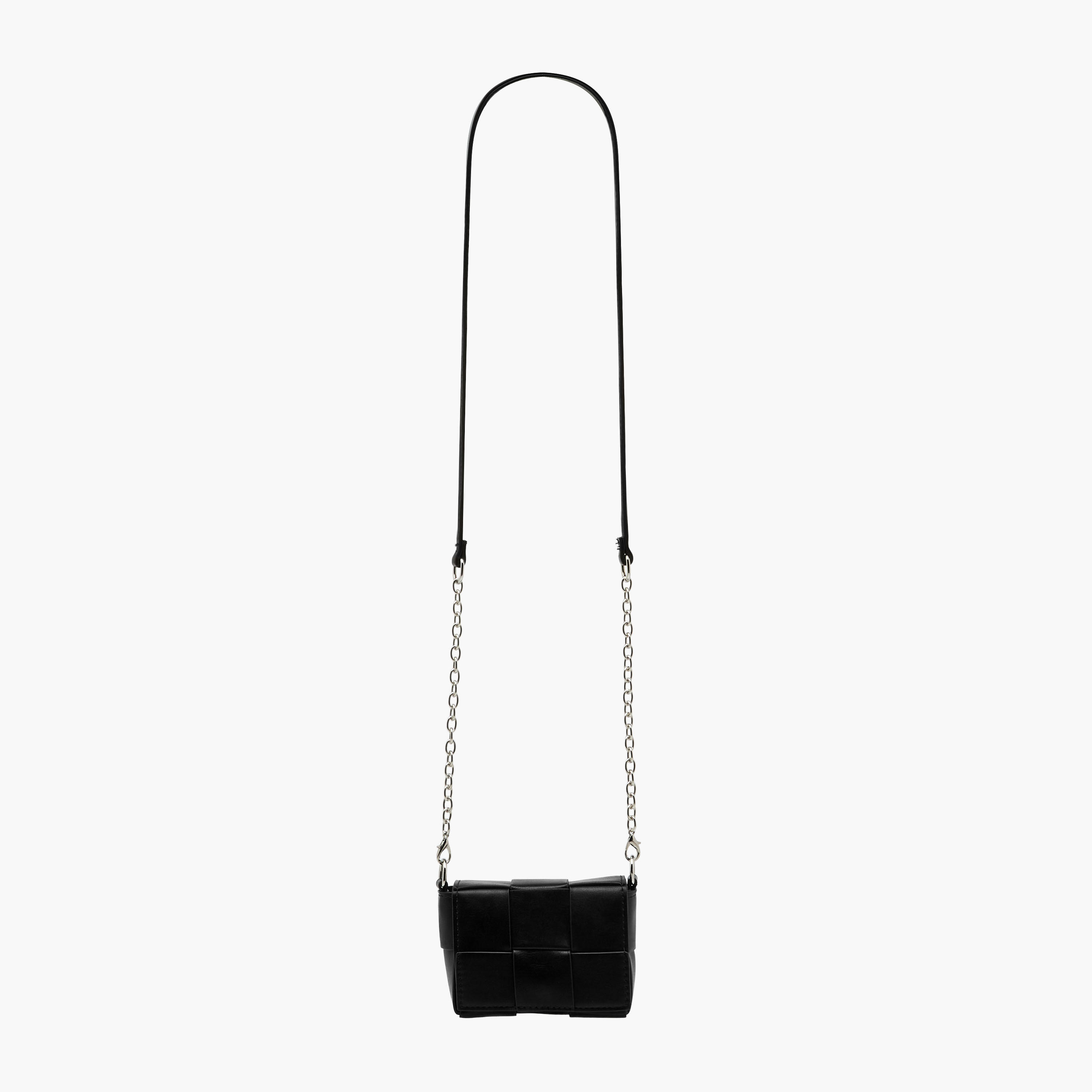 Flora Bella Weave Textured Crossbody Bag with Chain Strap-girls-accessories-bags-image-3