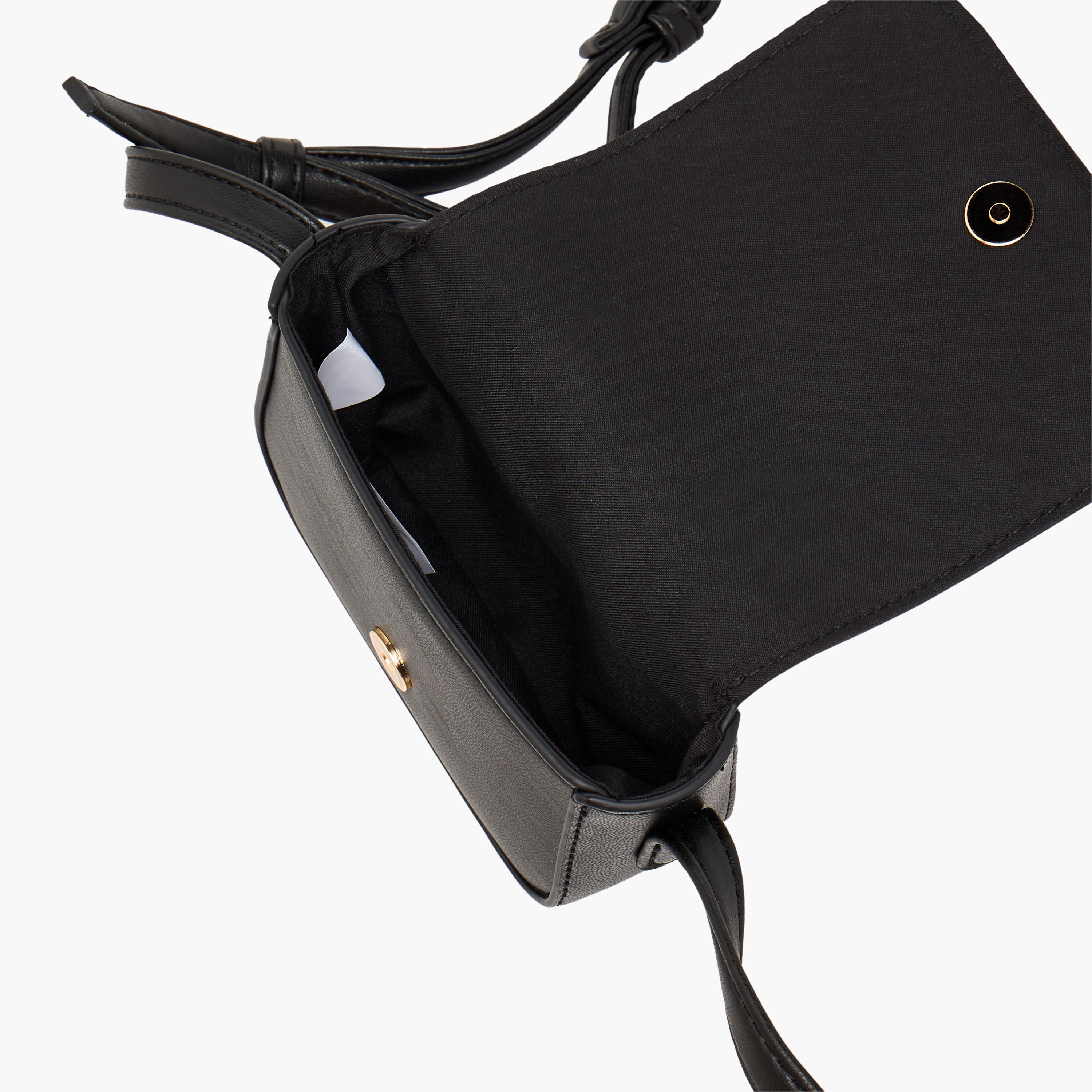 شنطة كروس بودي بفيونكة مزينة وحزام سلسلة من فلورا بيلا-girls-accessories-bags-image-8