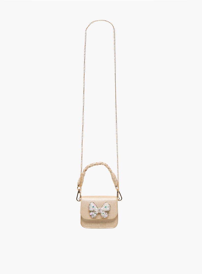 Flora Bella Embellished Butterfly Crossbody Bag with Chain Strap-girls-accessories-bags-image-3
