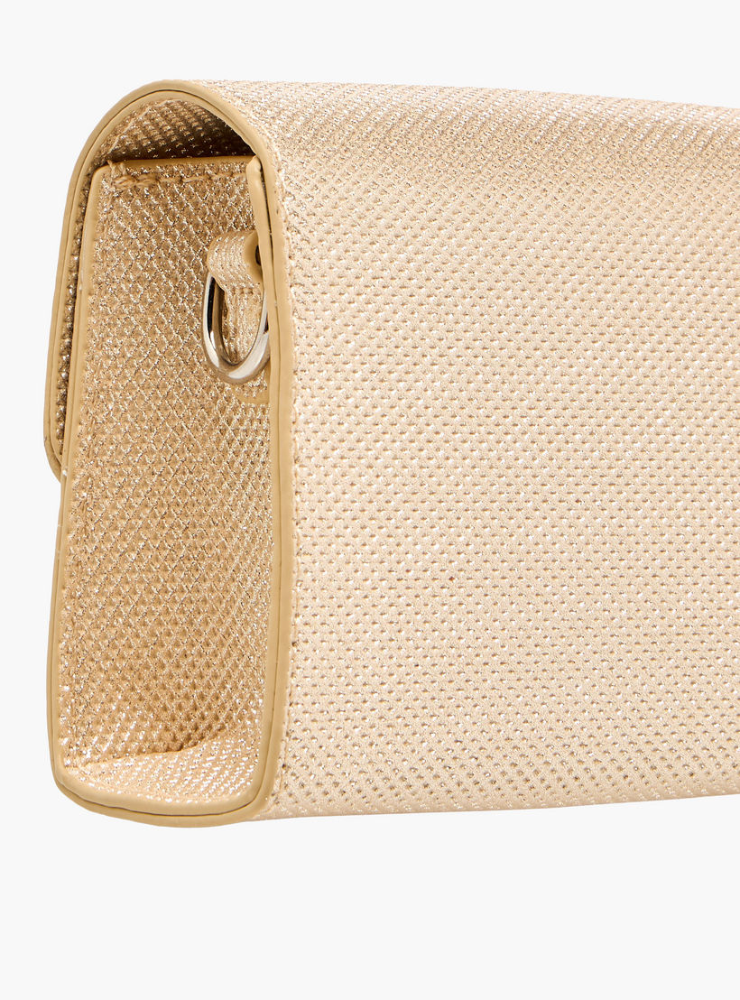 شنطة كروس بودي مزينة بفيونكة مع حزام سلسلة من فلورا بيلا-girls-accessories-bags-image-6