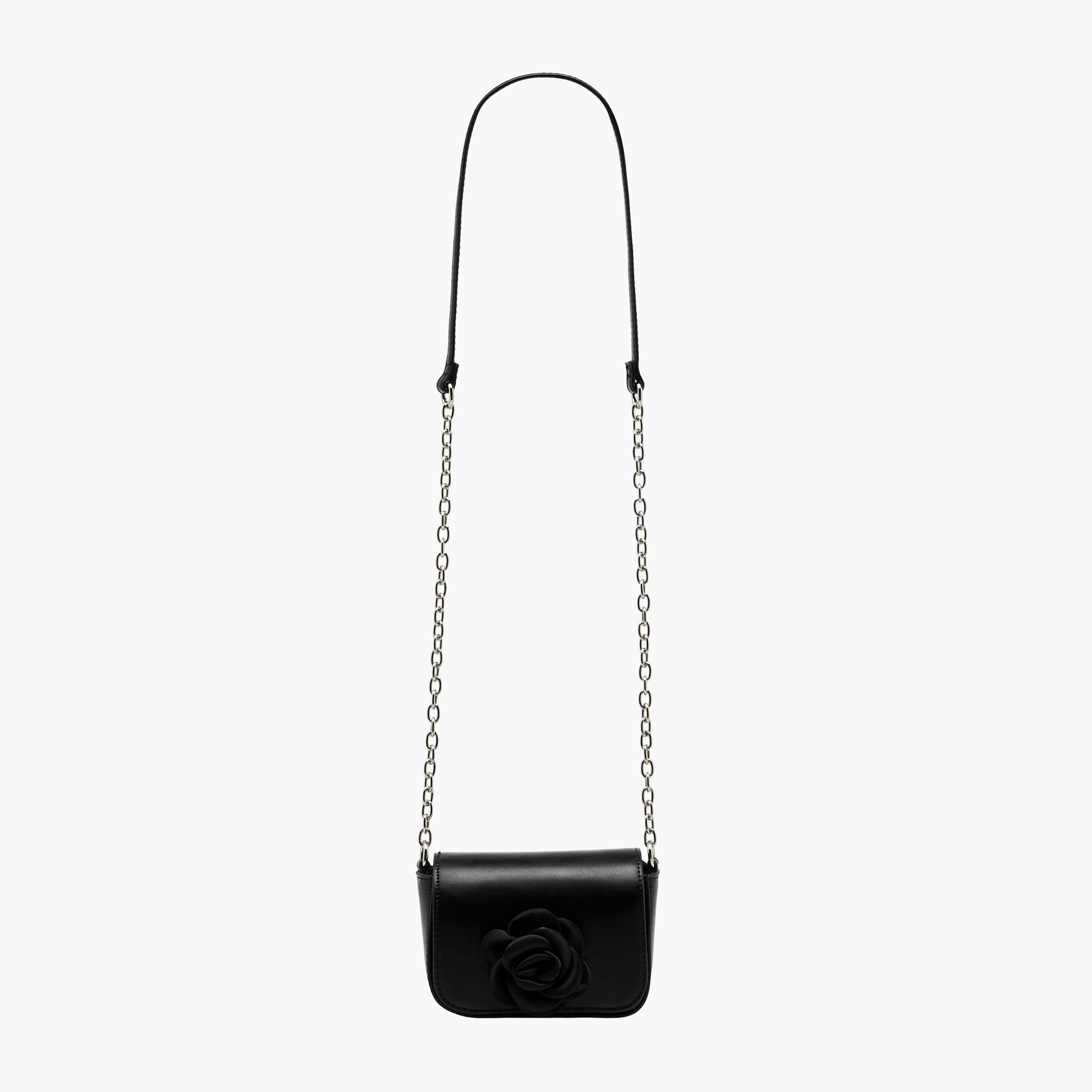 Flora Bella Floral Accent Crossbody Bag with Chain Strap-girls-accessories-bags-image-3
