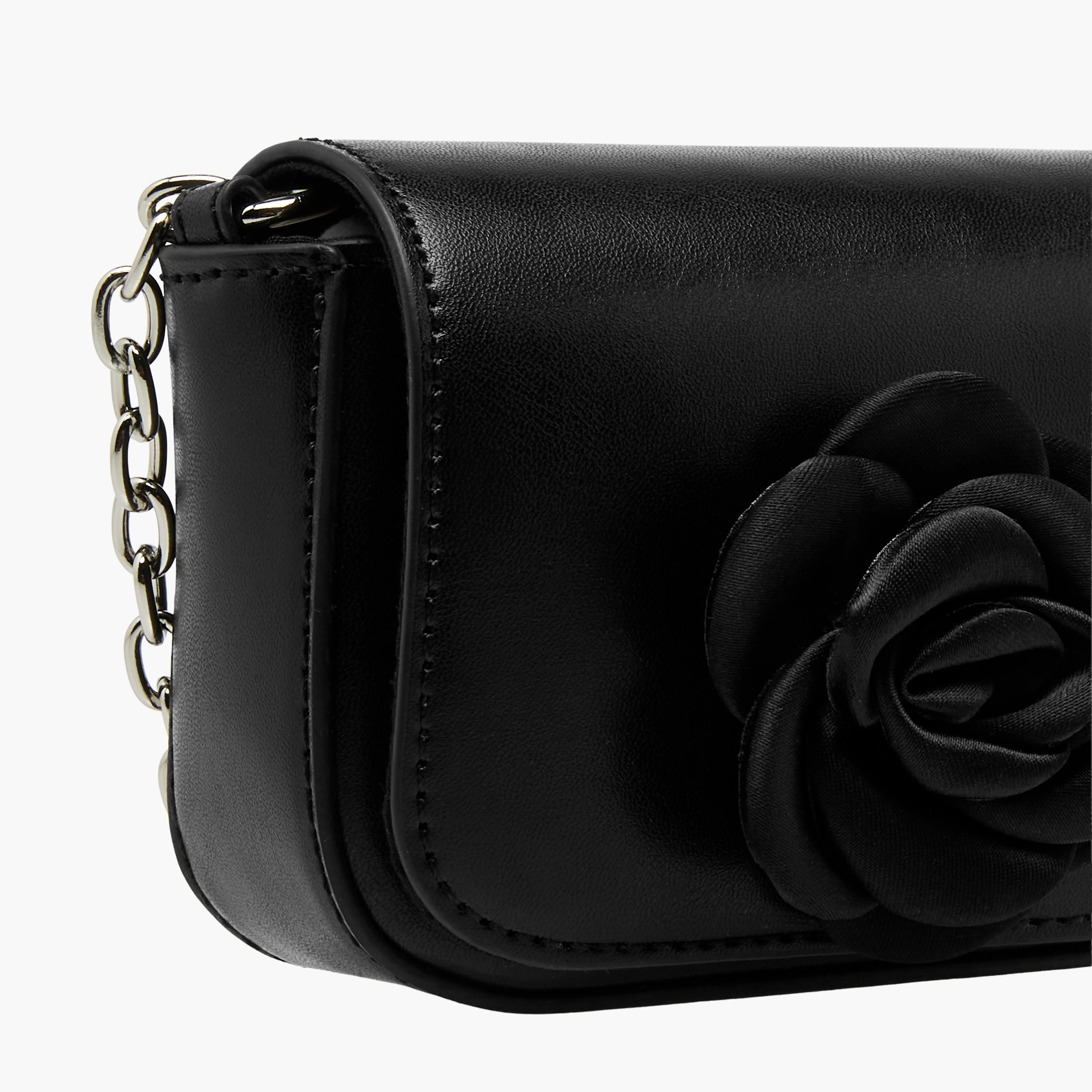 Flora Bella Floral Accent Crossbody Bag with Chain Strap-girls-accessories-bags-image-5