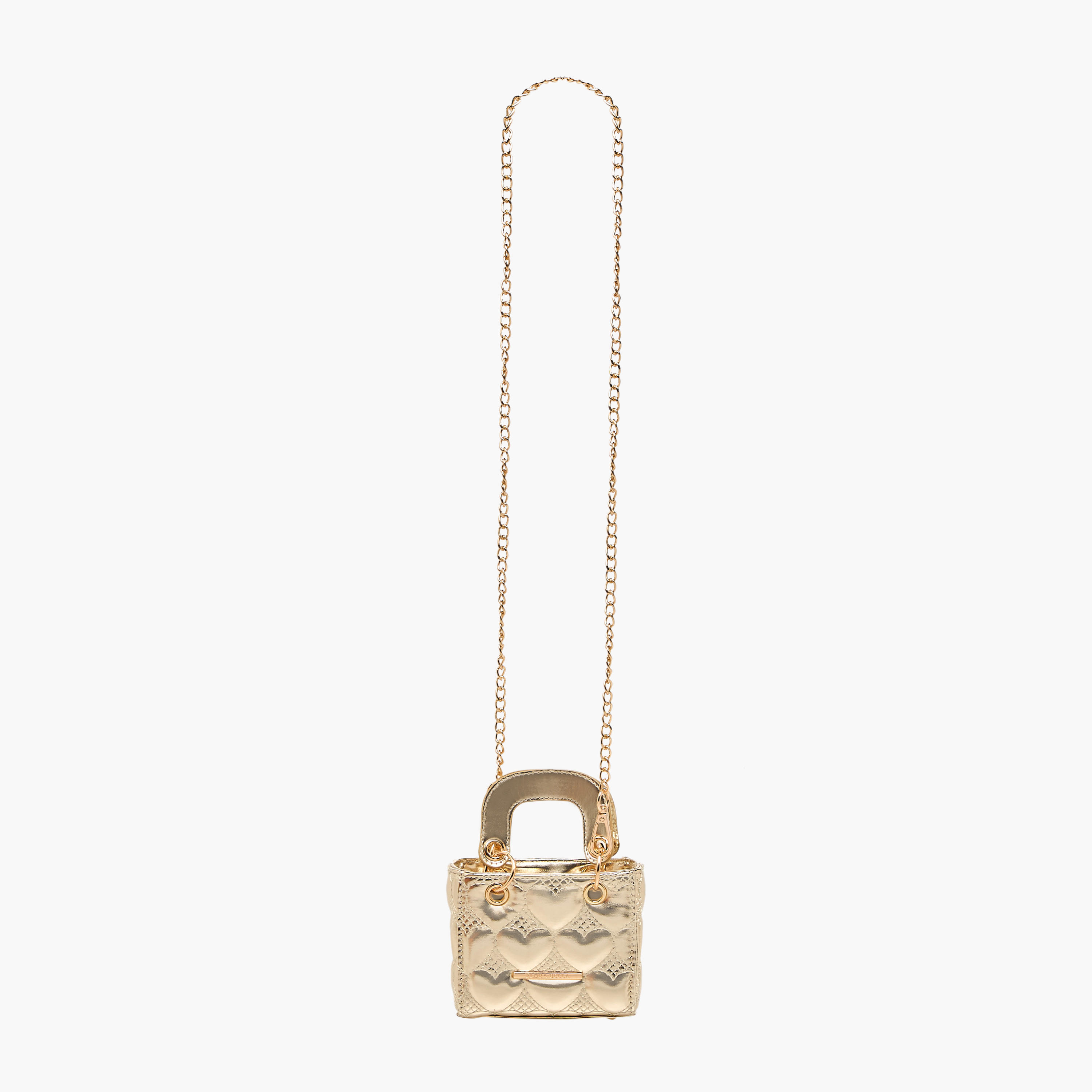 شنطة كروس بودي مبطنة بتصميم قلب وحزام سلسلة من فلورا بيلا-girls-accessories-bags-image-3