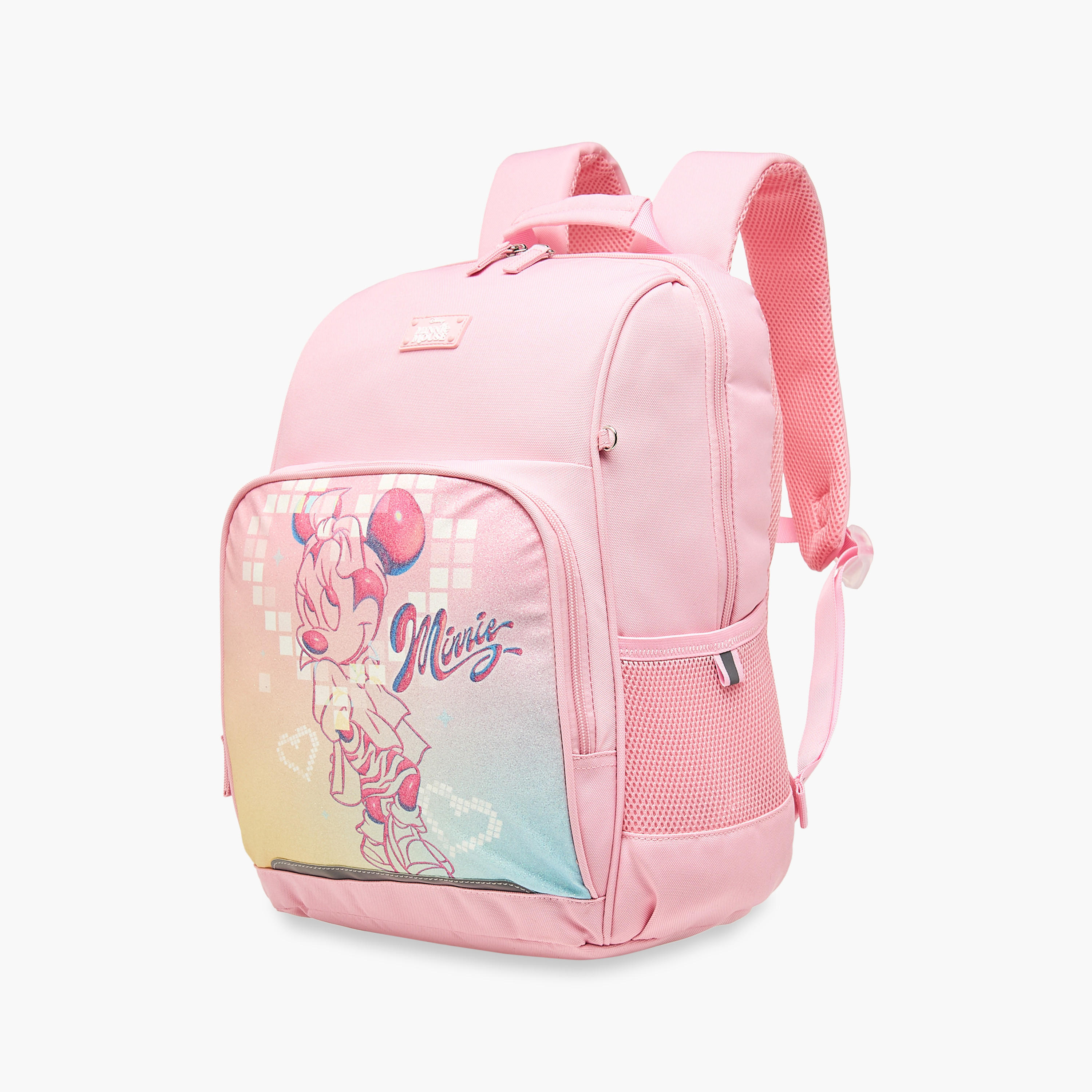 شنطة ظهر مدرسية بأحزمة قابلة للتعديل وسحاب إغلاق وطبعات - 13x31x41 سم-school-bagsandbackpacks-backpacks-image-2