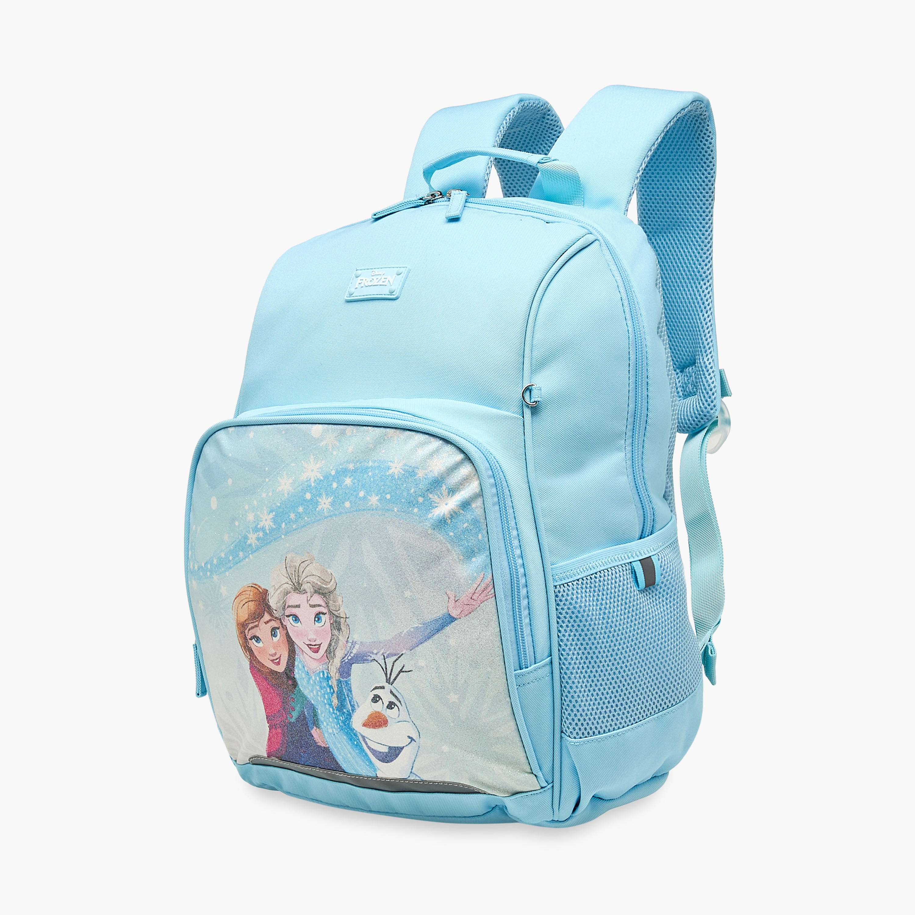 Frozen Print School Backpack with Adjustable Straps and Zip Closure - 13x31x41 cm-school-bagsandbackpacks-backpacks-image-2