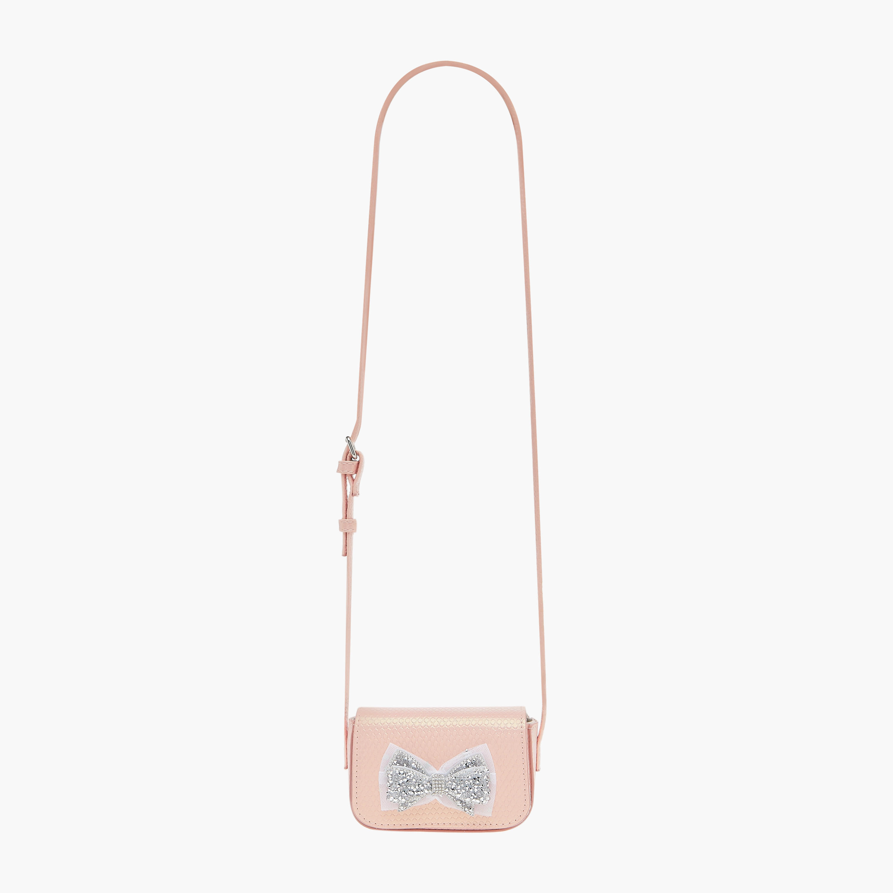 شنطة كروس بودي مزينة بحزام قابل للتعديل وإغلاق مغناطيسي من فلورا بيلا-girls-accessories-bags-image-2