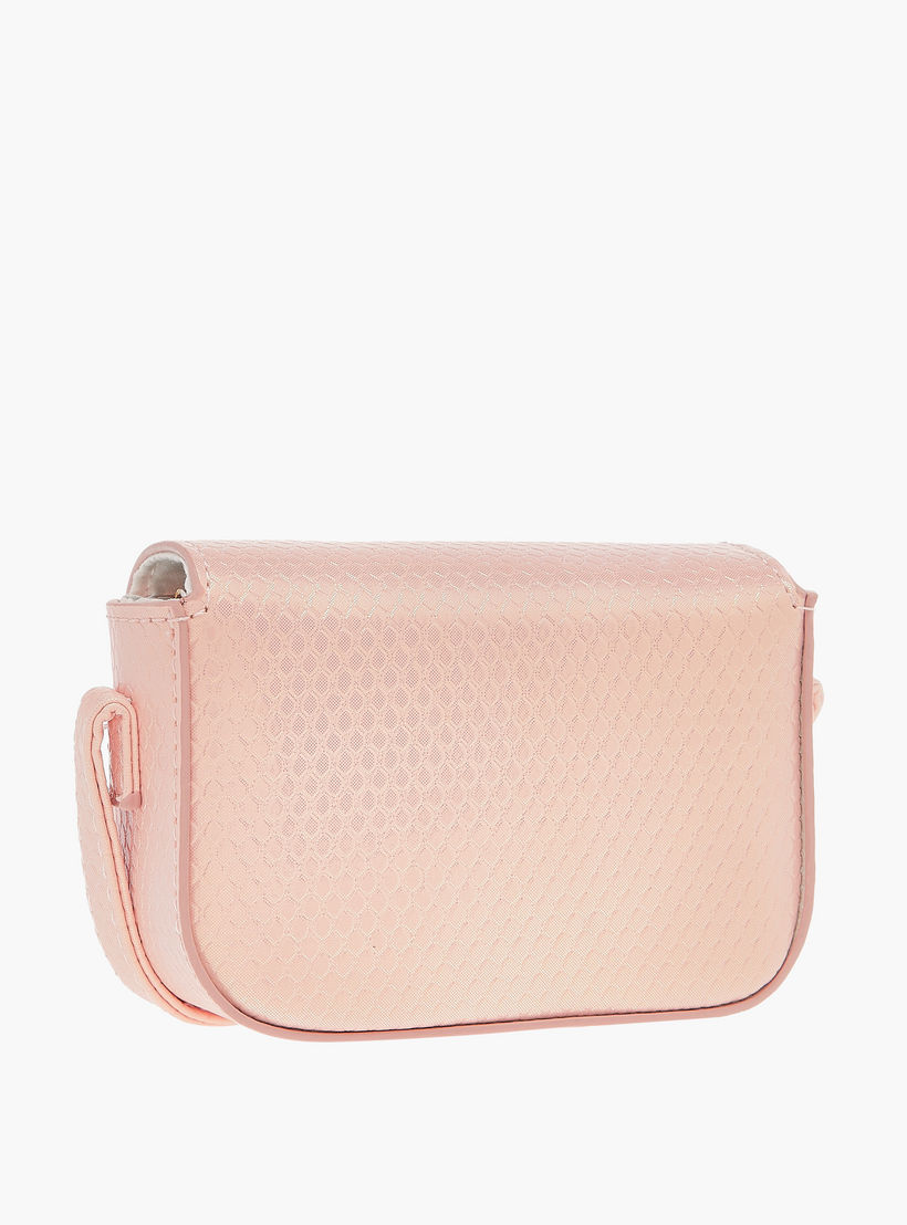 شنطة كروس بودي مزينة بحزام قابل للتعديل وإغلاق مغناطيسي من فلورا بيلا-girls-accessories-bags-image-3