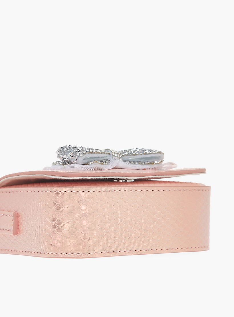 شنطة كروس بودي مزينة بحزام قابل للتعديل وإغلاق مغناطيسي من فلورا بيلا-girls-accessories-bags-image-6
