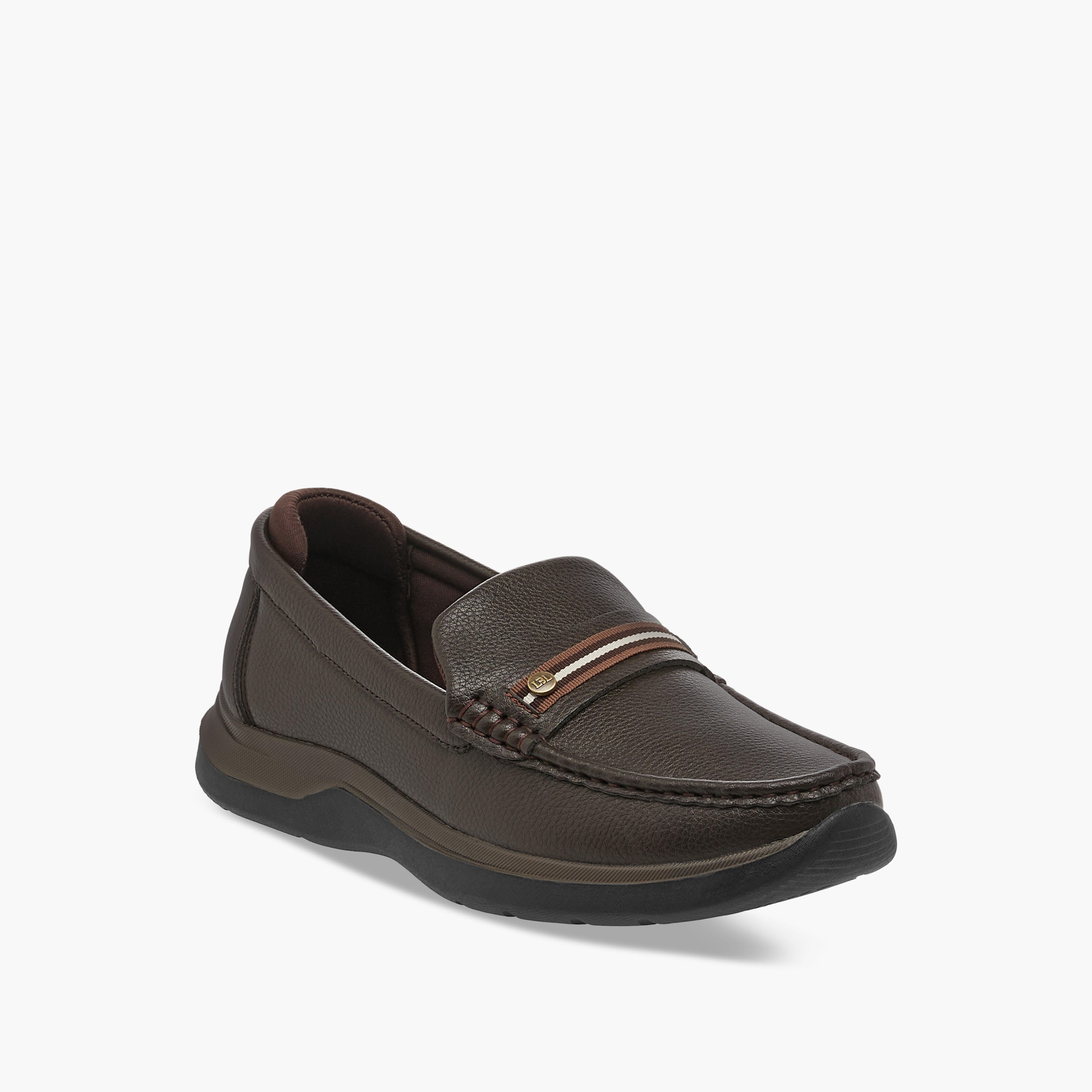 LBL by Shoexpress Tape Accent Slip-On Loafers-men-shoes-formalshoes-image-2