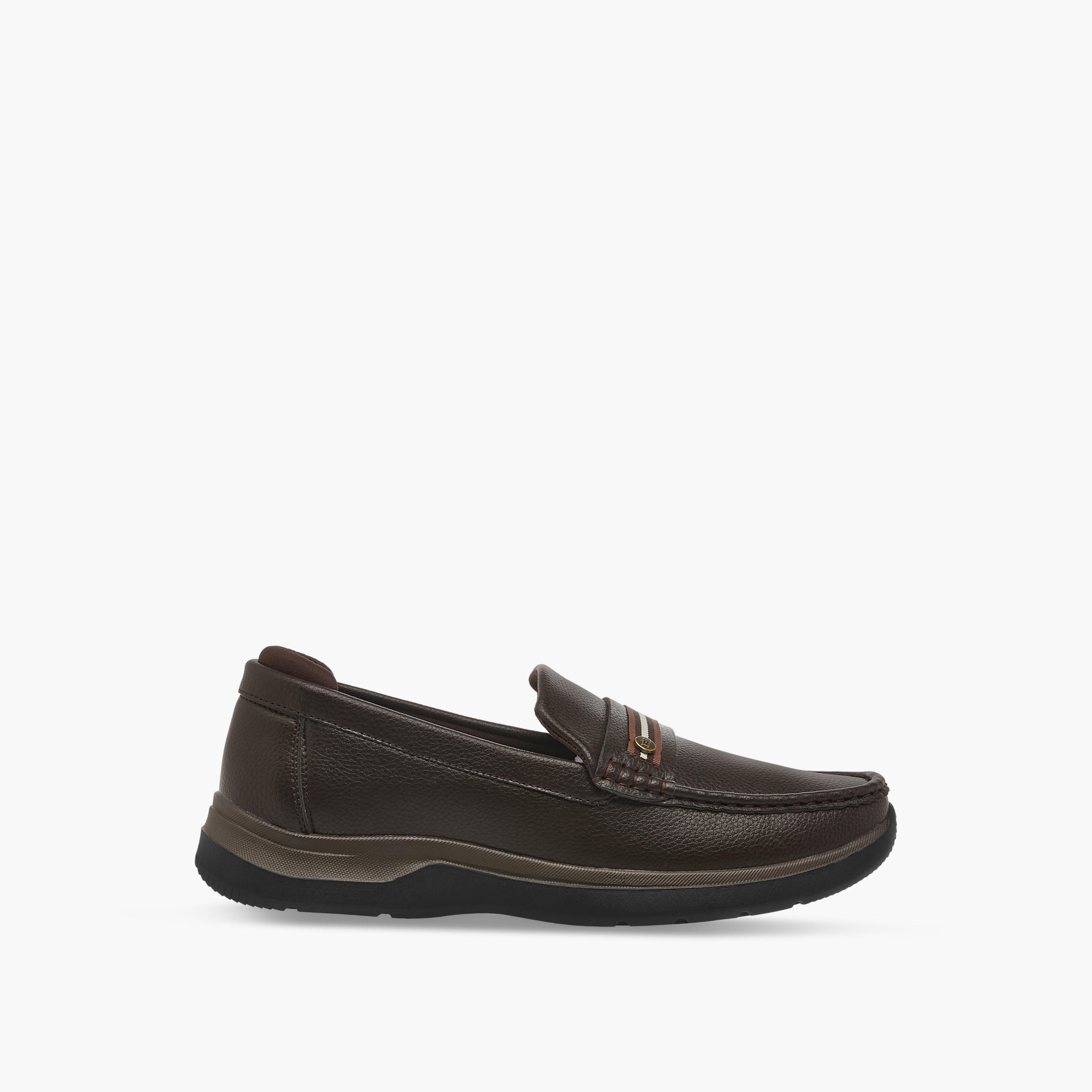 LBL by Shoexpress Tape Accent Slip-On Loafers-men-shoes-formalshoes-image-3
