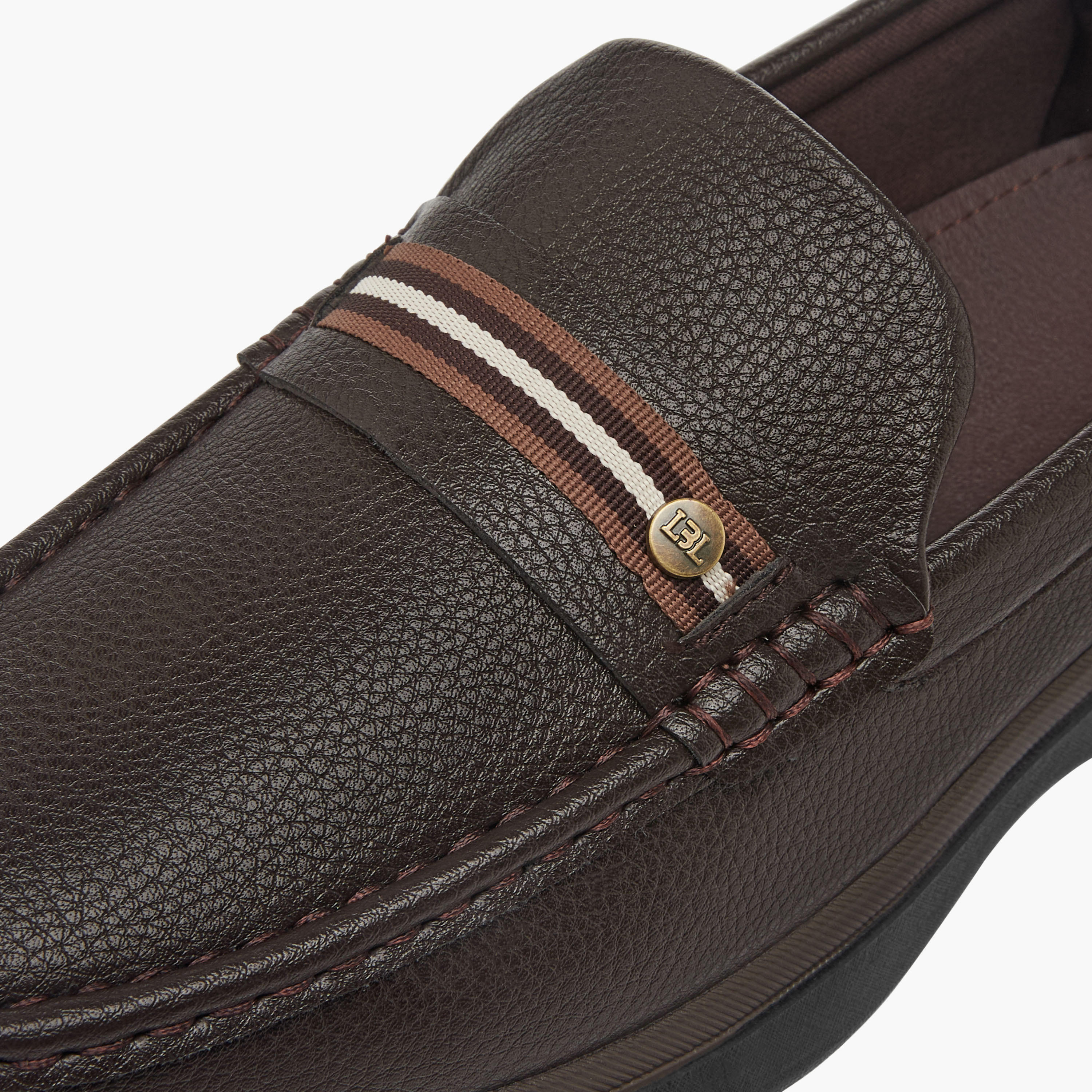 LBL by Shoexpress Tape Accent Slip-On Loafers-men-shoes-formalshoes-image-4