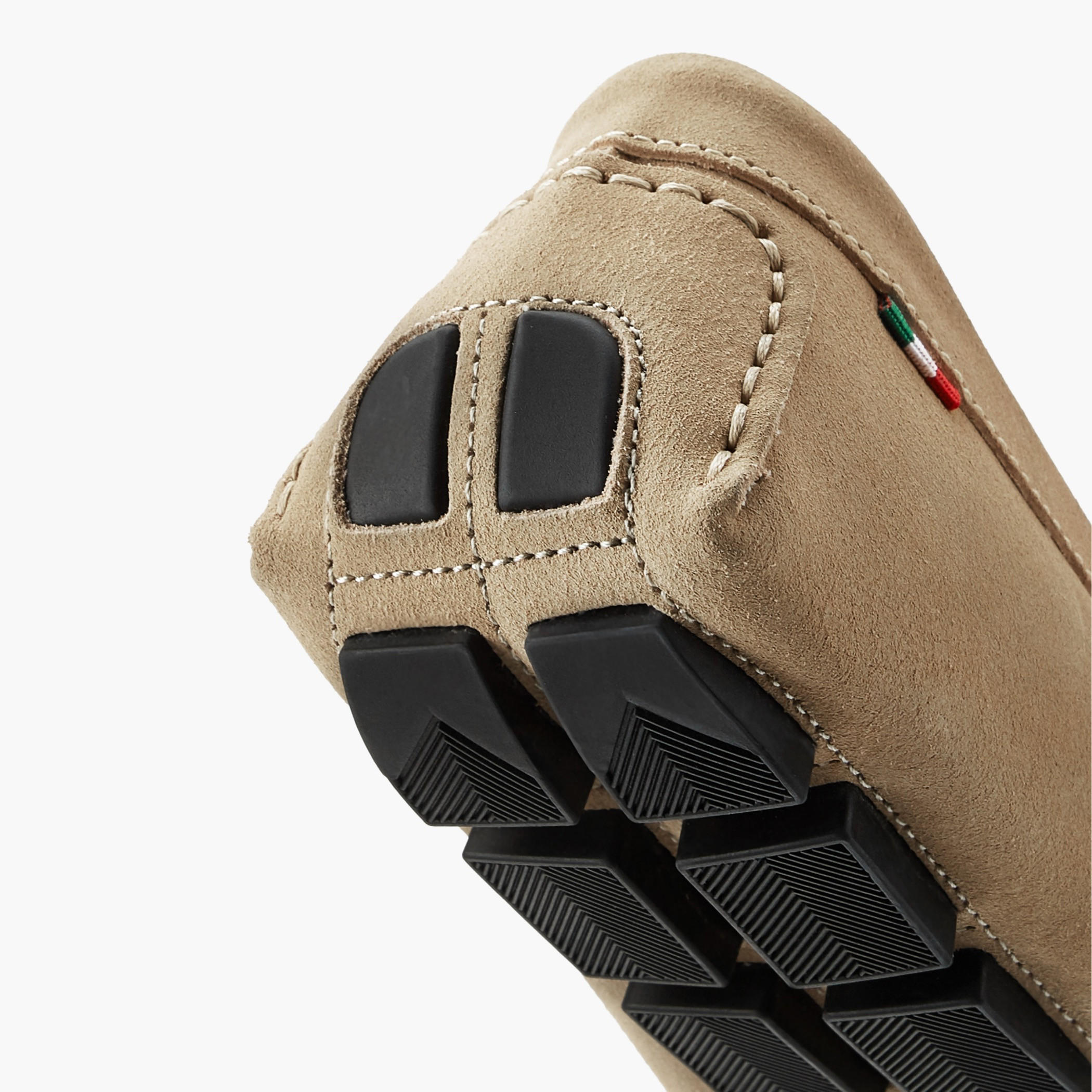 حذاء موكاسين جلد سويدي بقصة ميتاليك للرجال من رينزو روغاني-men-shoes-loafersandmoccasins-image-5