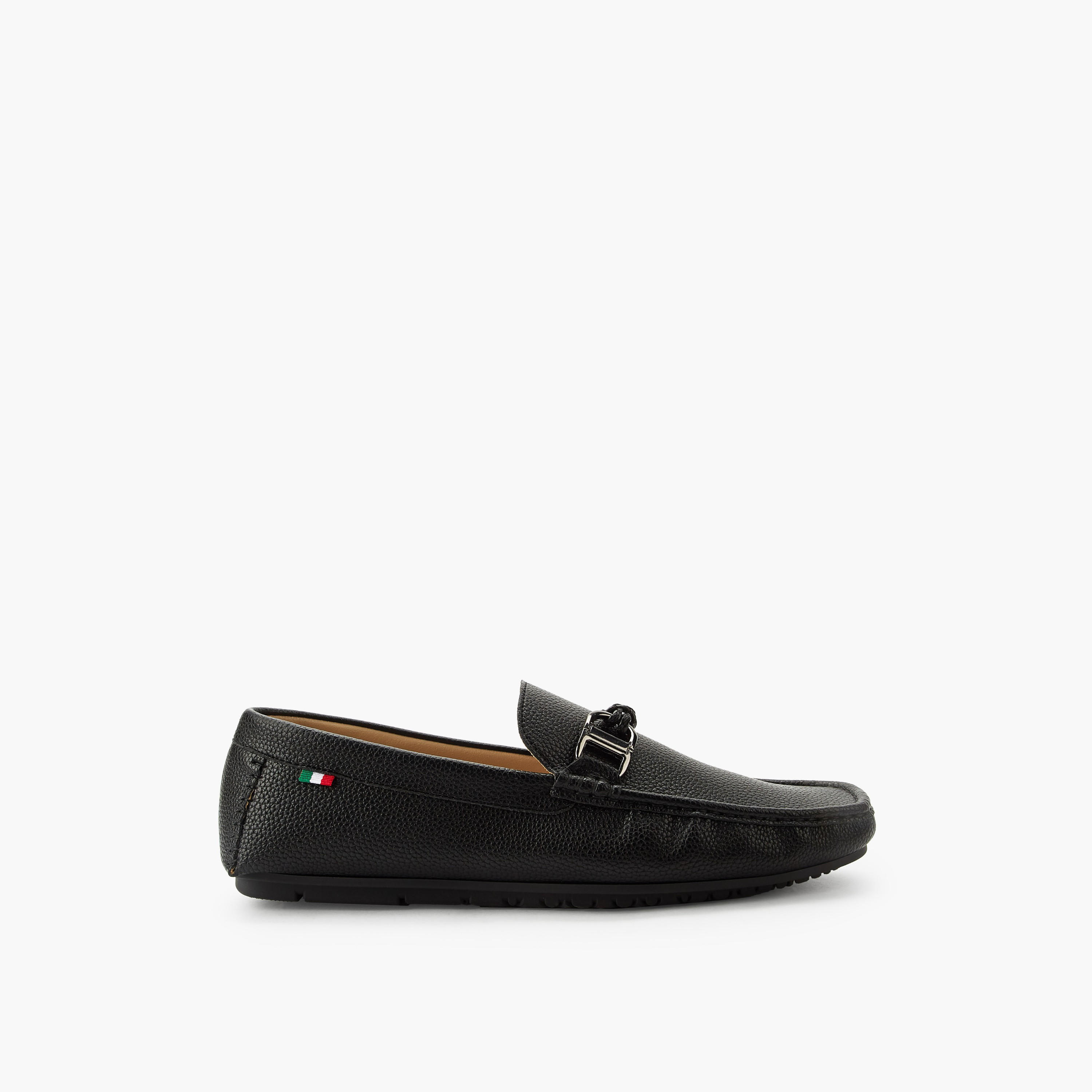 Renzo Ruganni Men Textured Lightweight Moccasins-men-shoes-loafersandmoccasins-image-3