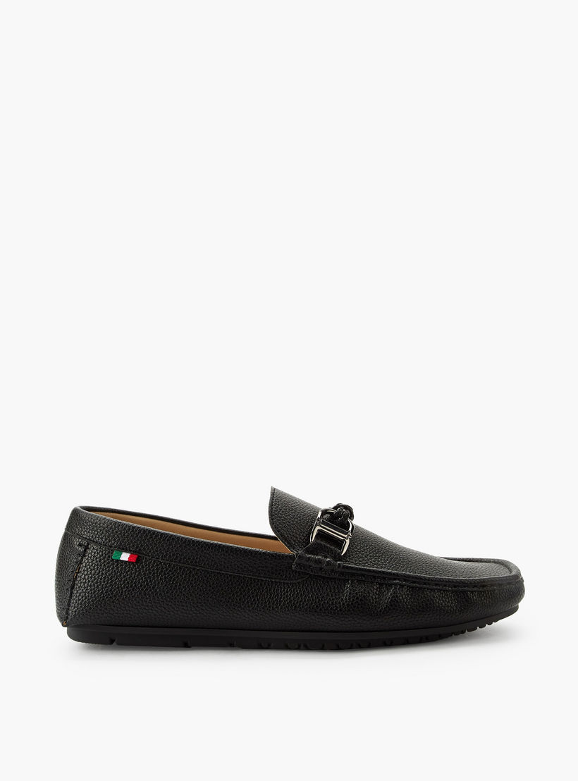Renzo Ruganni Men Textured Lightweight Moccasins-men-shoes-loafersandmoccasins-image-3