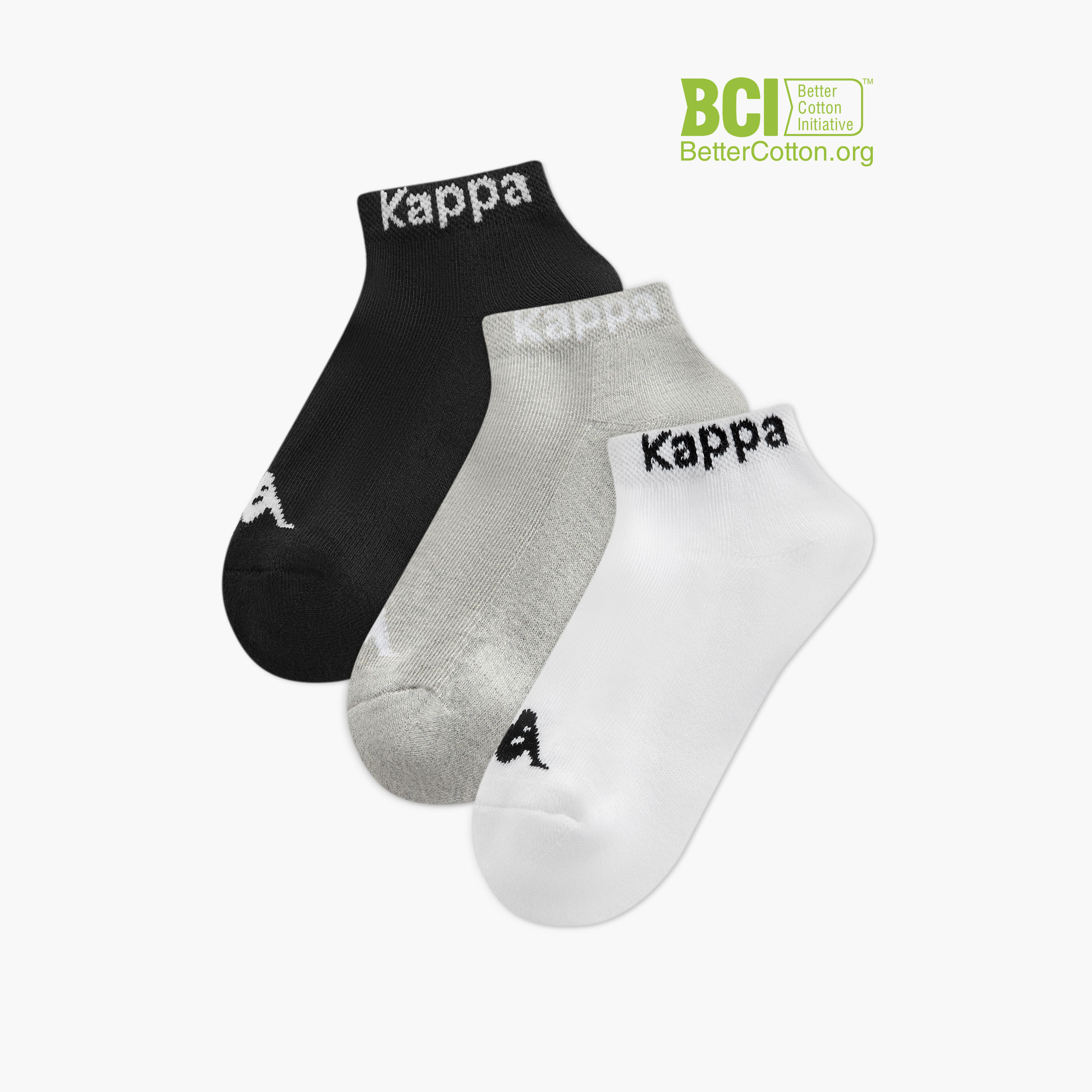 طقم جوارب رياضية 3 أزواج بطول الكاحل وطبعات من كابا -girls-accessories-socks-image-1