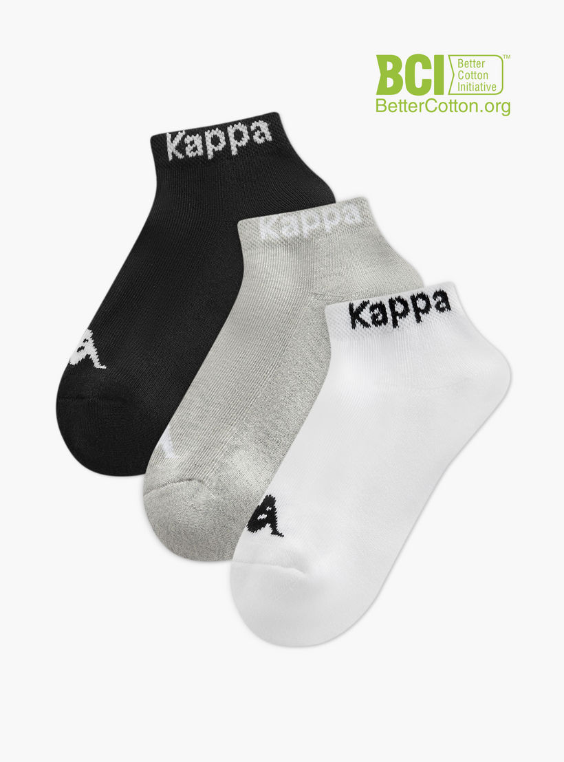 طقم جوارب رياضية 3 أزواج بطول الكاحل وطبعات من كابا -girls-accessories-socks-image-1