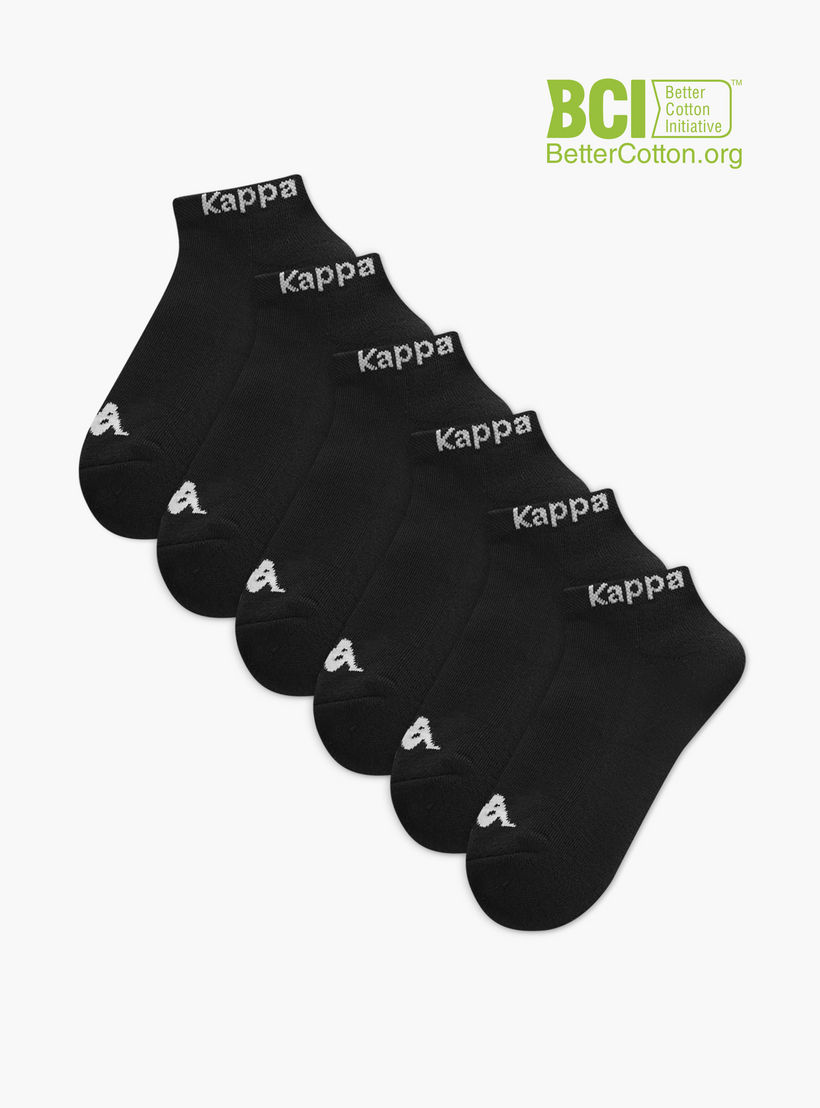 Kappa Printed Cushioned Sports Socks - Set of 6-girls-accessories-socks-image-1