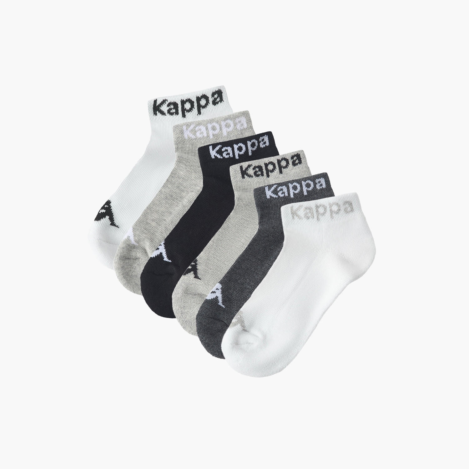 طقم جوارب رياضية موسّدة 6 أزواج بطبعات من كابا-girls-accessories-socks-image-1