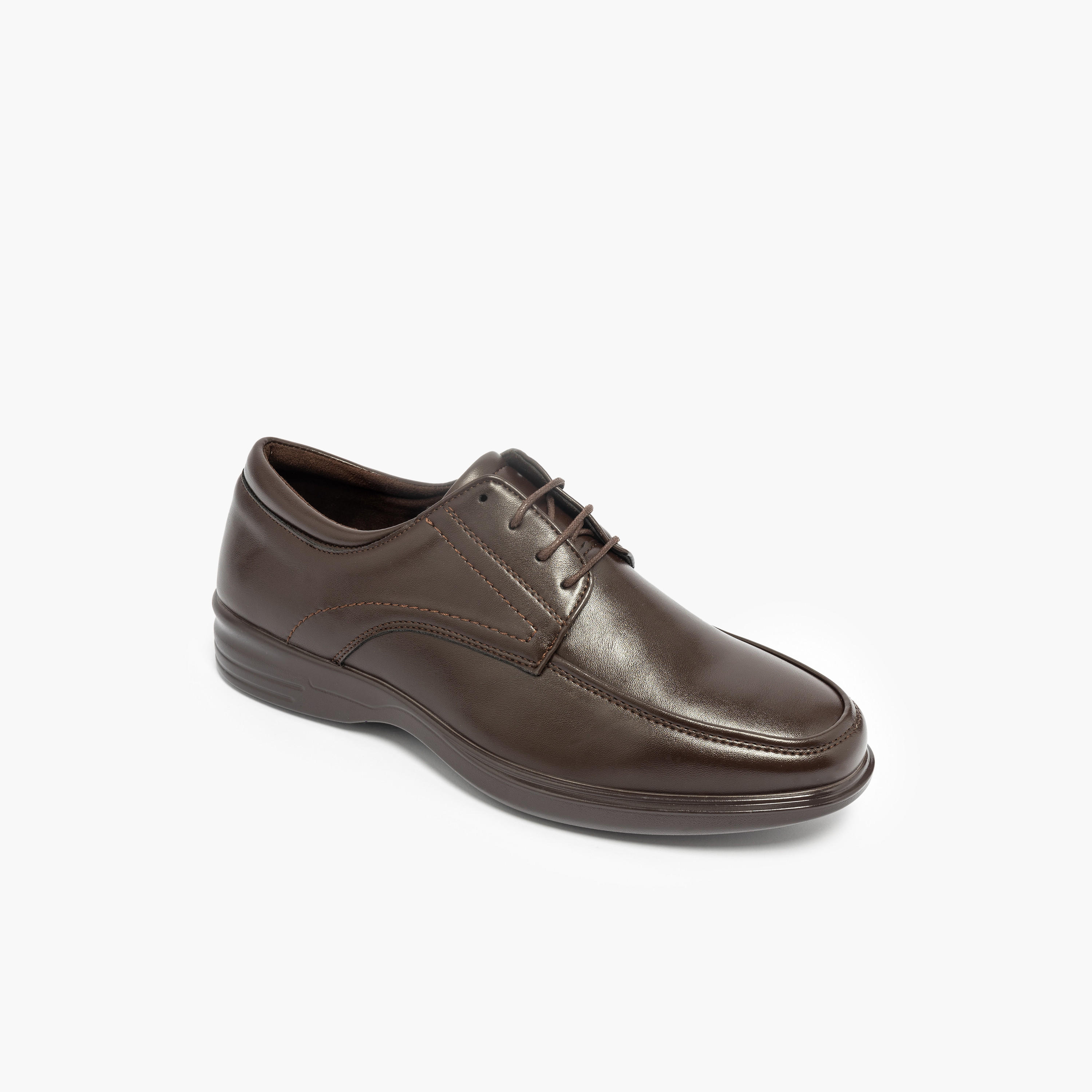 LBL by Shoexpress Solid Lace-Up Derby Shoes-men-shoes-formalshoes-image-2