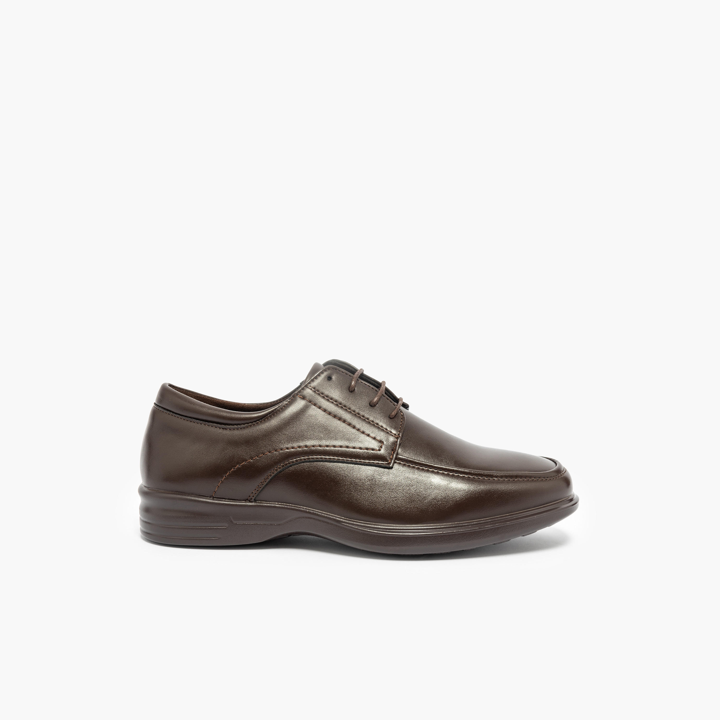 LBL by Shoexpress Solid Lace-Up Derby Shoes-men-shoes-formalshoes-image-3