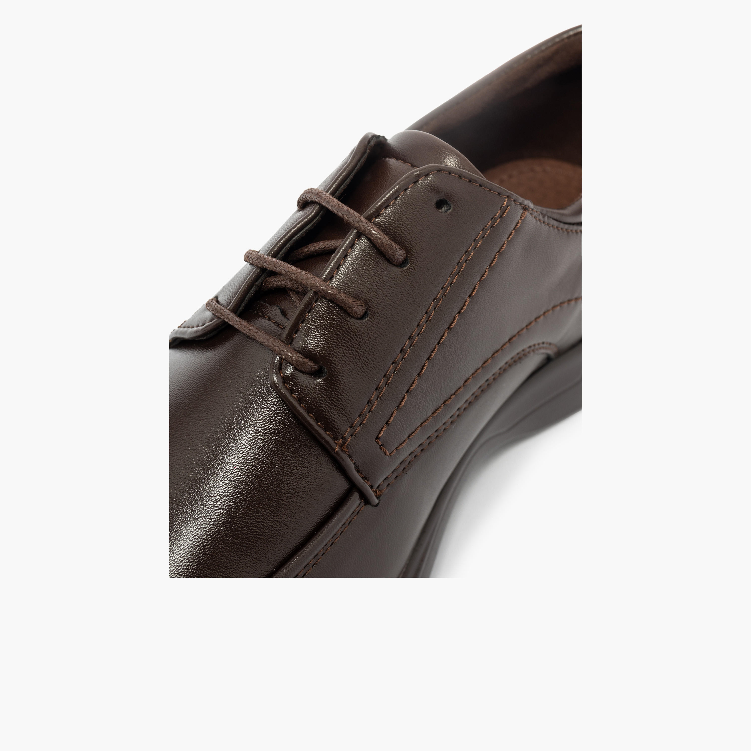 LBL by Shoexpress Solid Lace-Up Derby Shoes-men-shoes-formalshoes-image-4