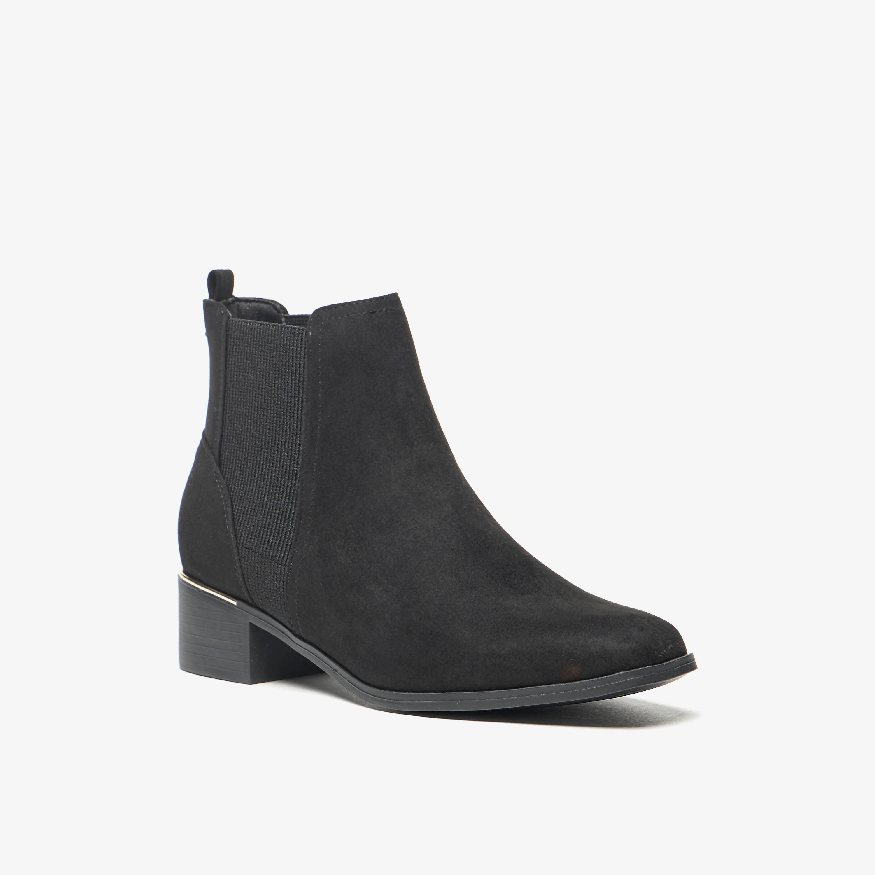 بوت طويل سادة سهل الارتداء بِكعب سميك للنساء من سيليست-women-shoes-boots-image-1