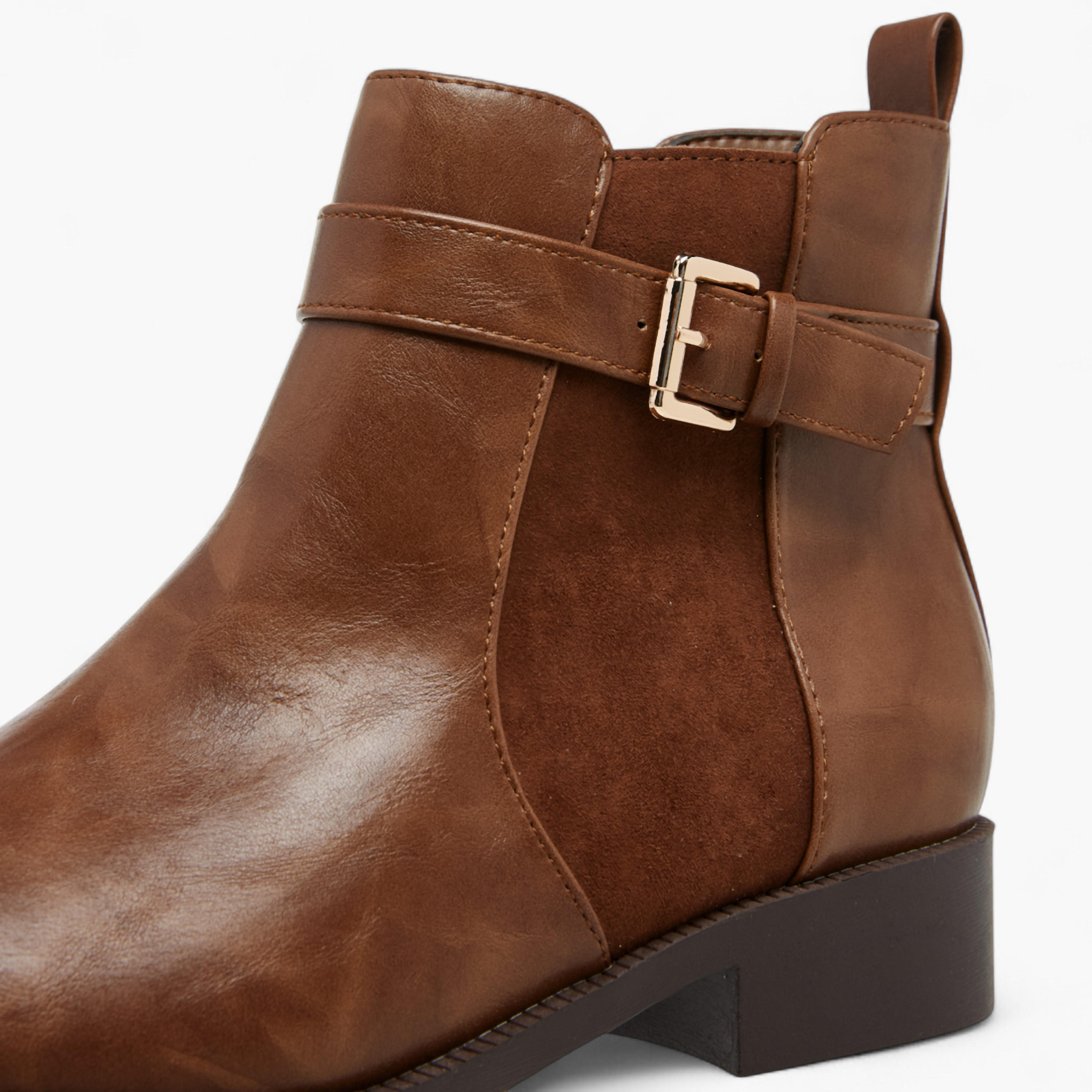بوت بطول الكاحل بسحاب إغلاق من فلورا بيلا-women-shoes-boots-image-4